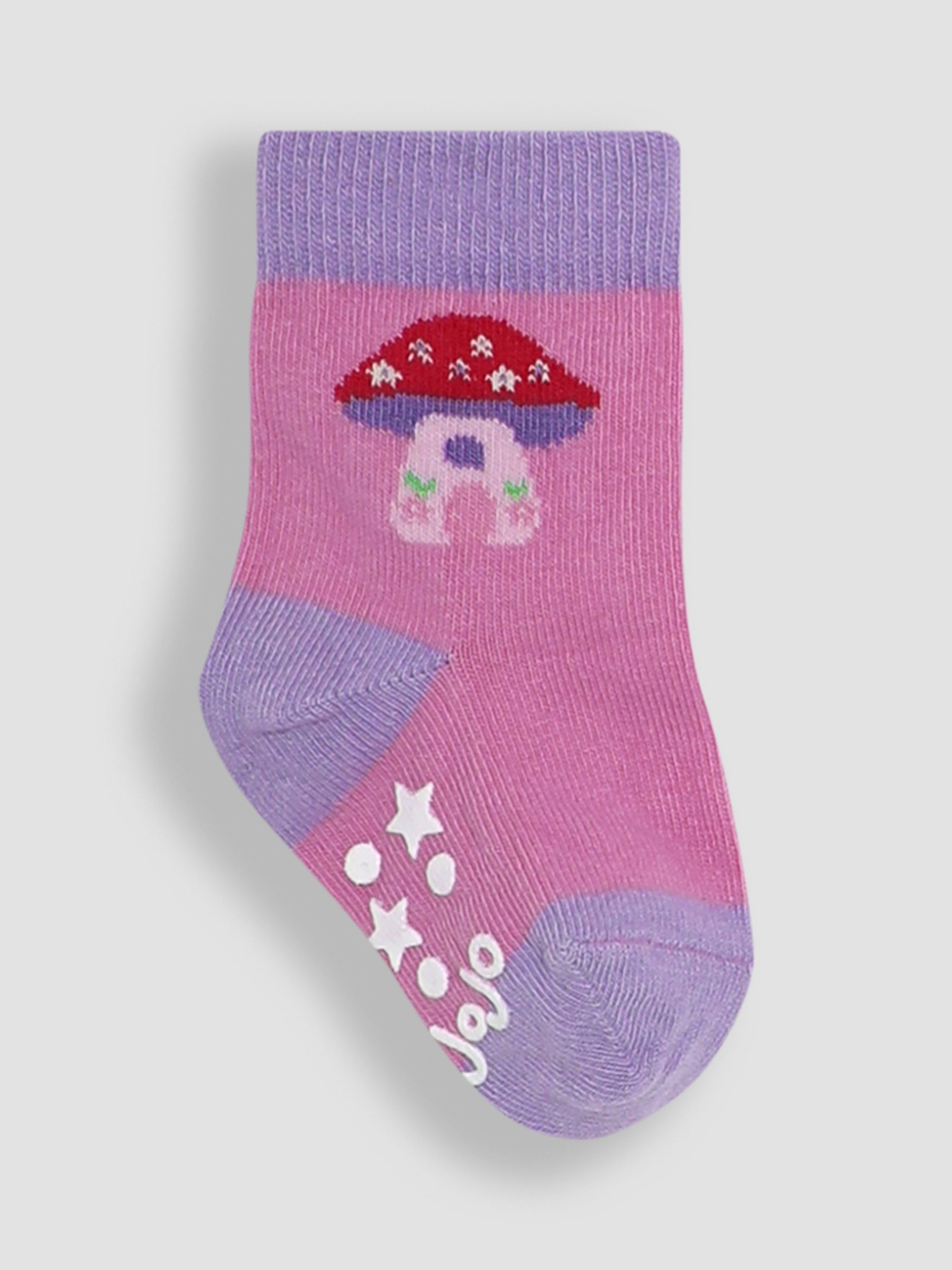 Pink Cotton Socks 3 Pack - Image 2 of 4