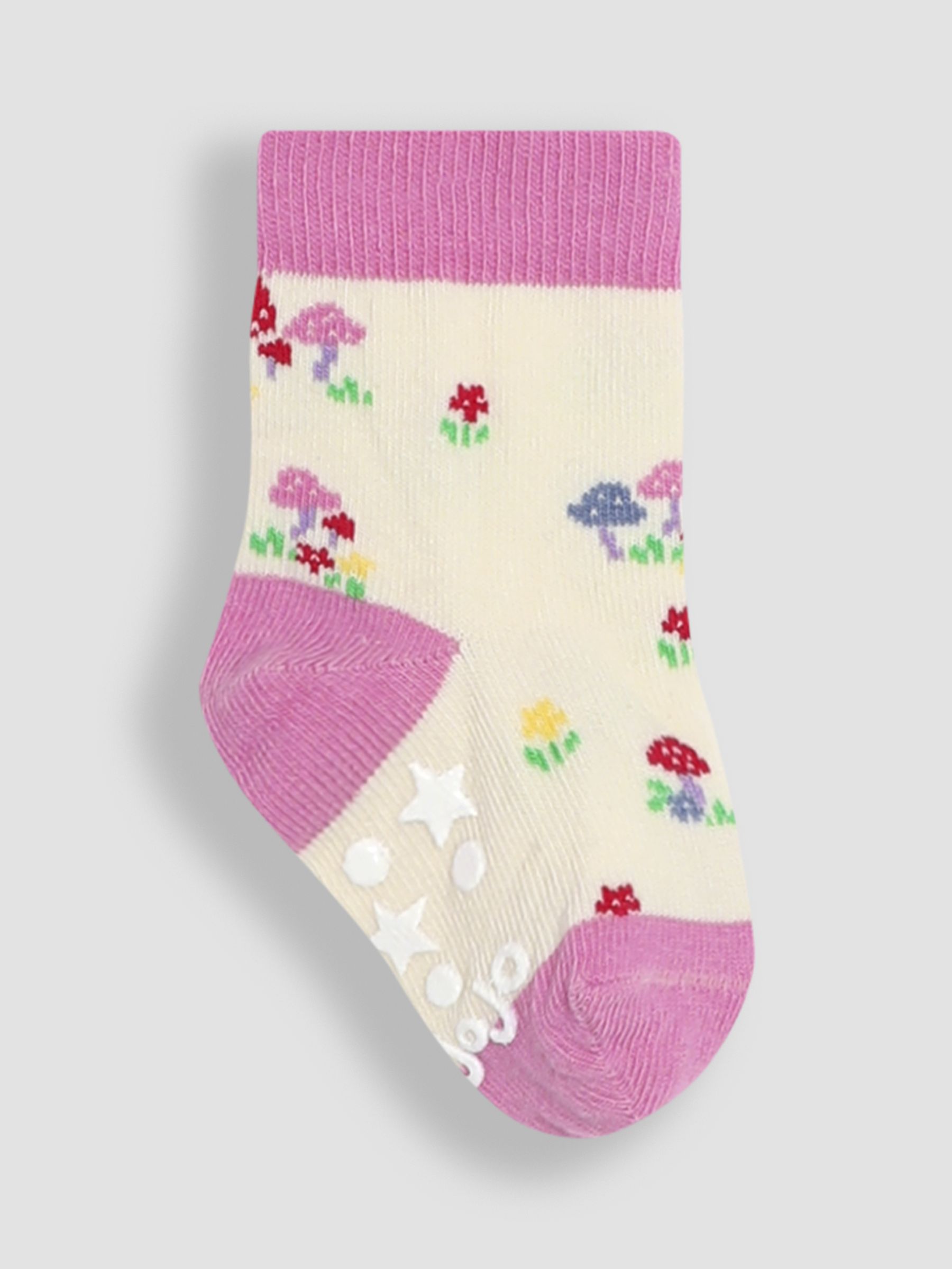 Pink Cotton Socks 3 Pack - Image 3 of 4