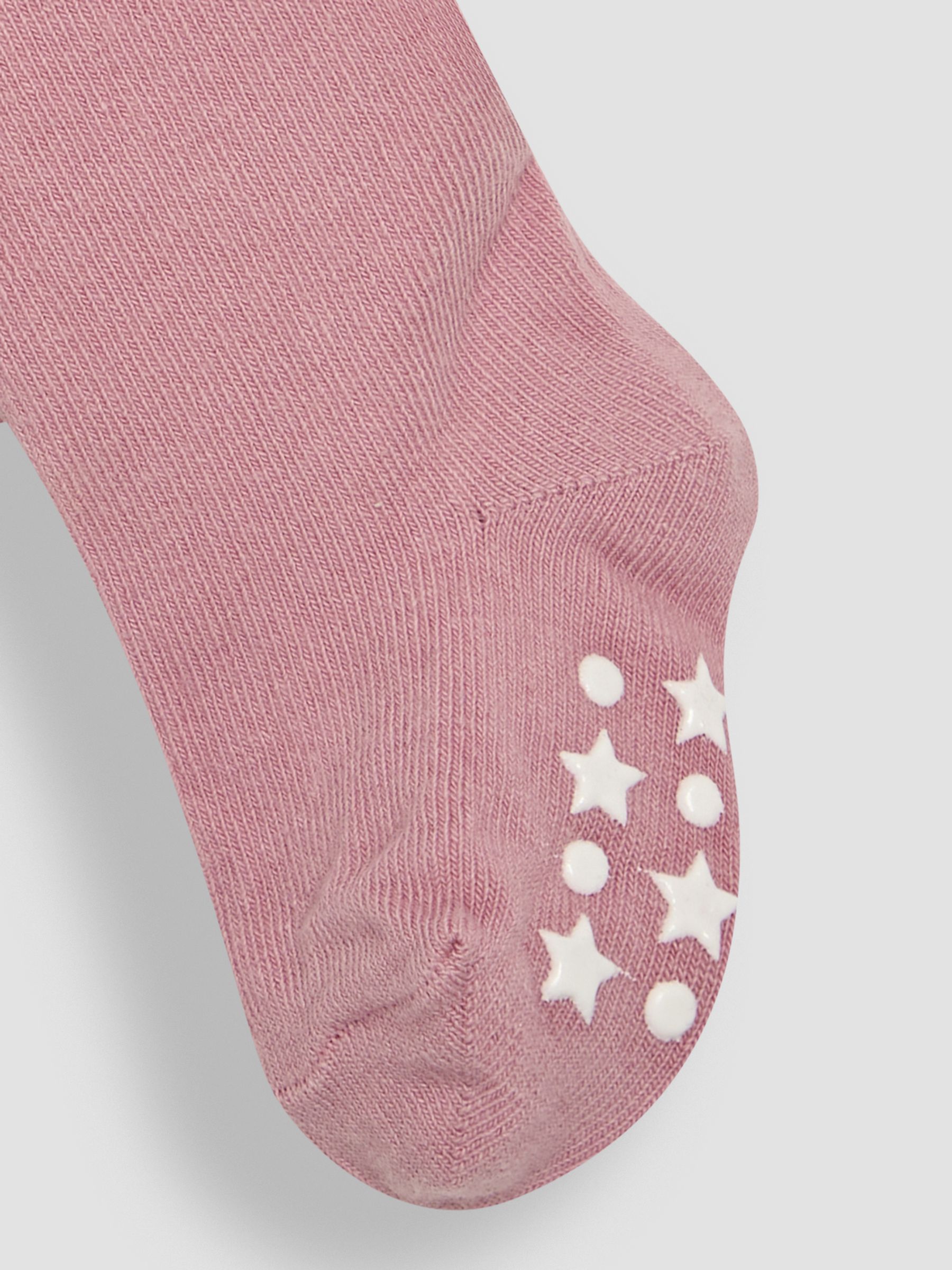 Pastel Pink 2-Pack Cotton Rich Tights - Image 8 of 9