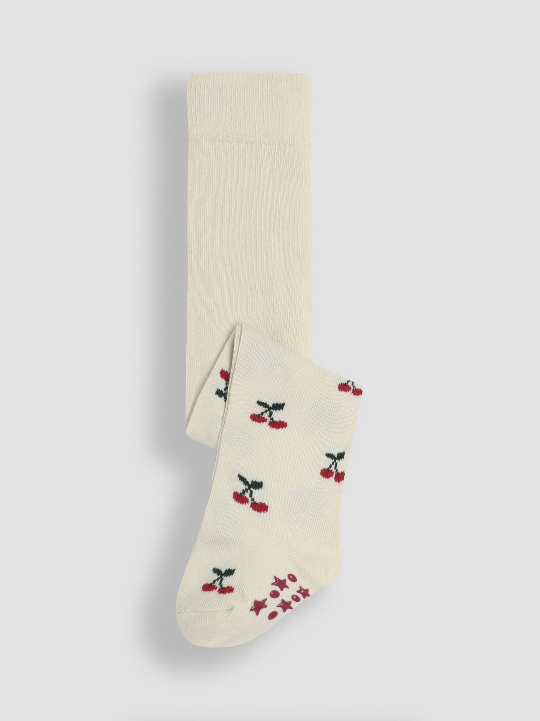 Red Cotton Rich Cherry Tights 2 Pack - Image 4 of 4