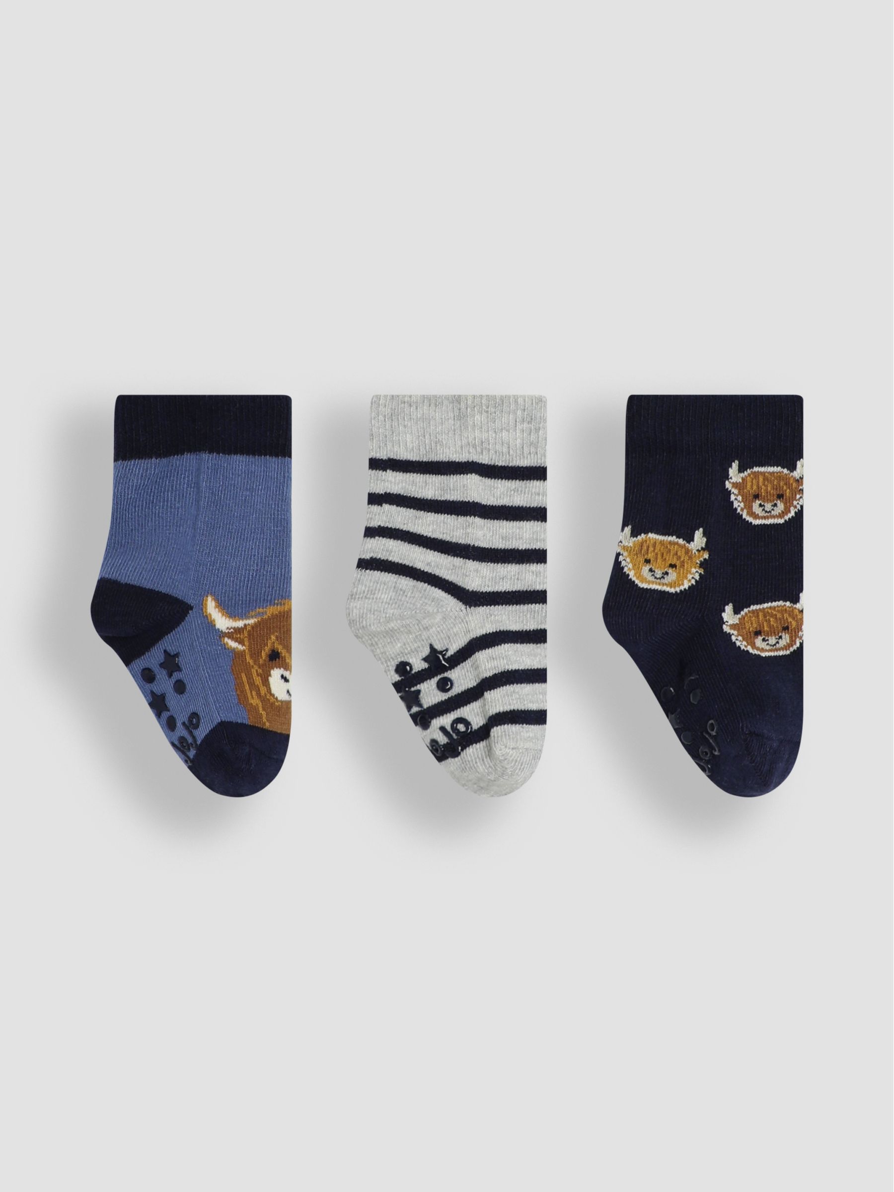 Navy 3-Pack Farmyard Socks - Image 2 of 5