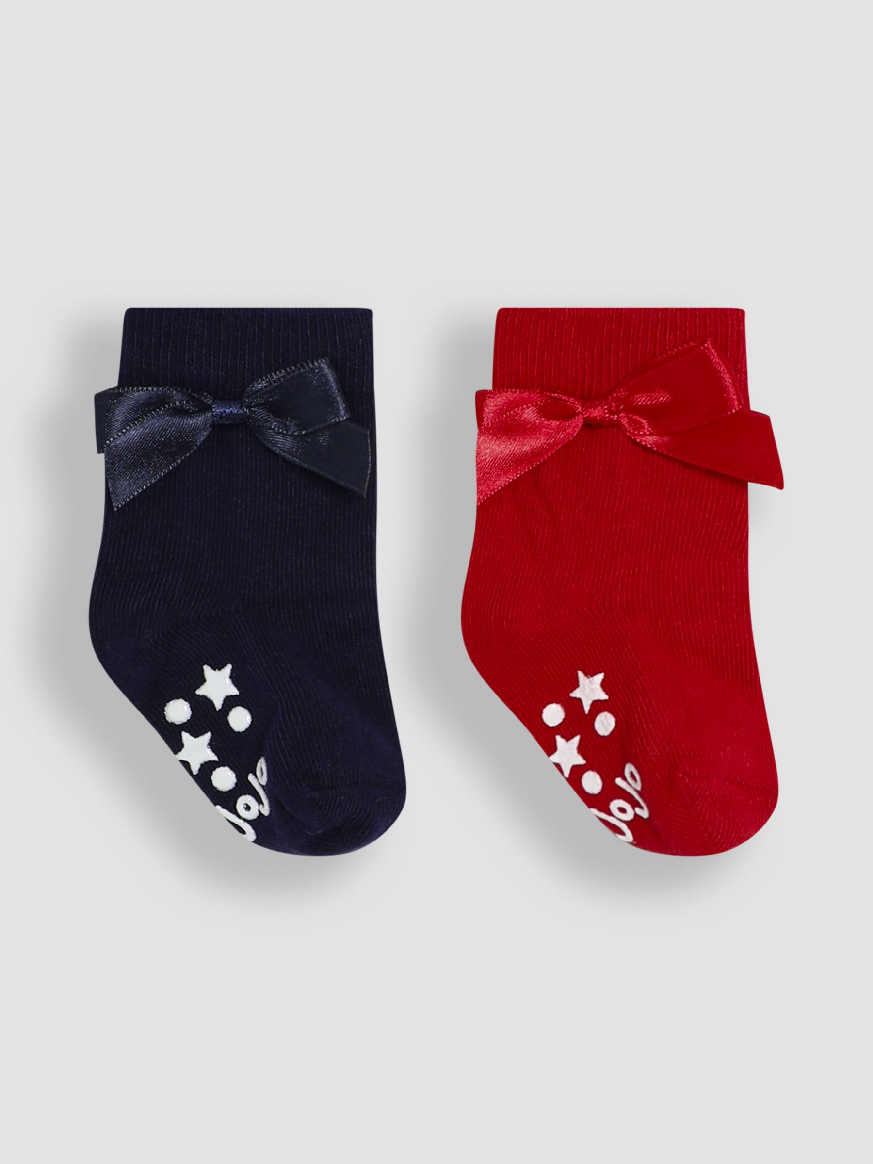 Navy 2-Pack Bow Socks - Image 1 of 3