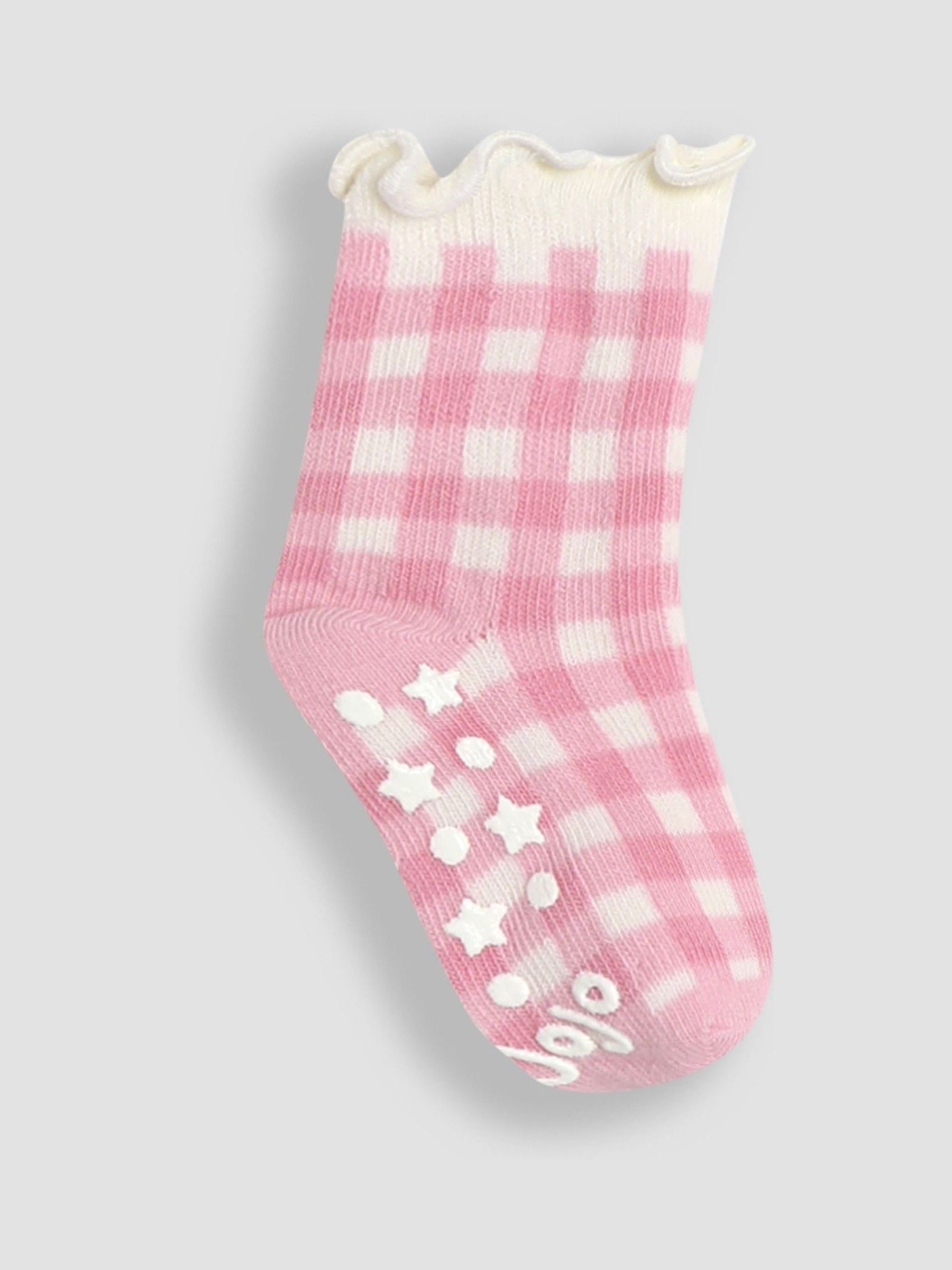 Pink Cotton Frill Socks 3 Pack - Image 4 of 4