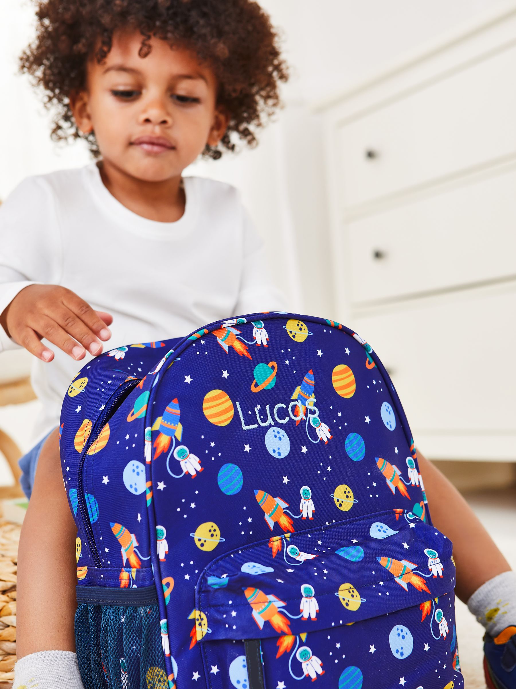 Blue/Navy Medium Backpack - Image 4 of 5