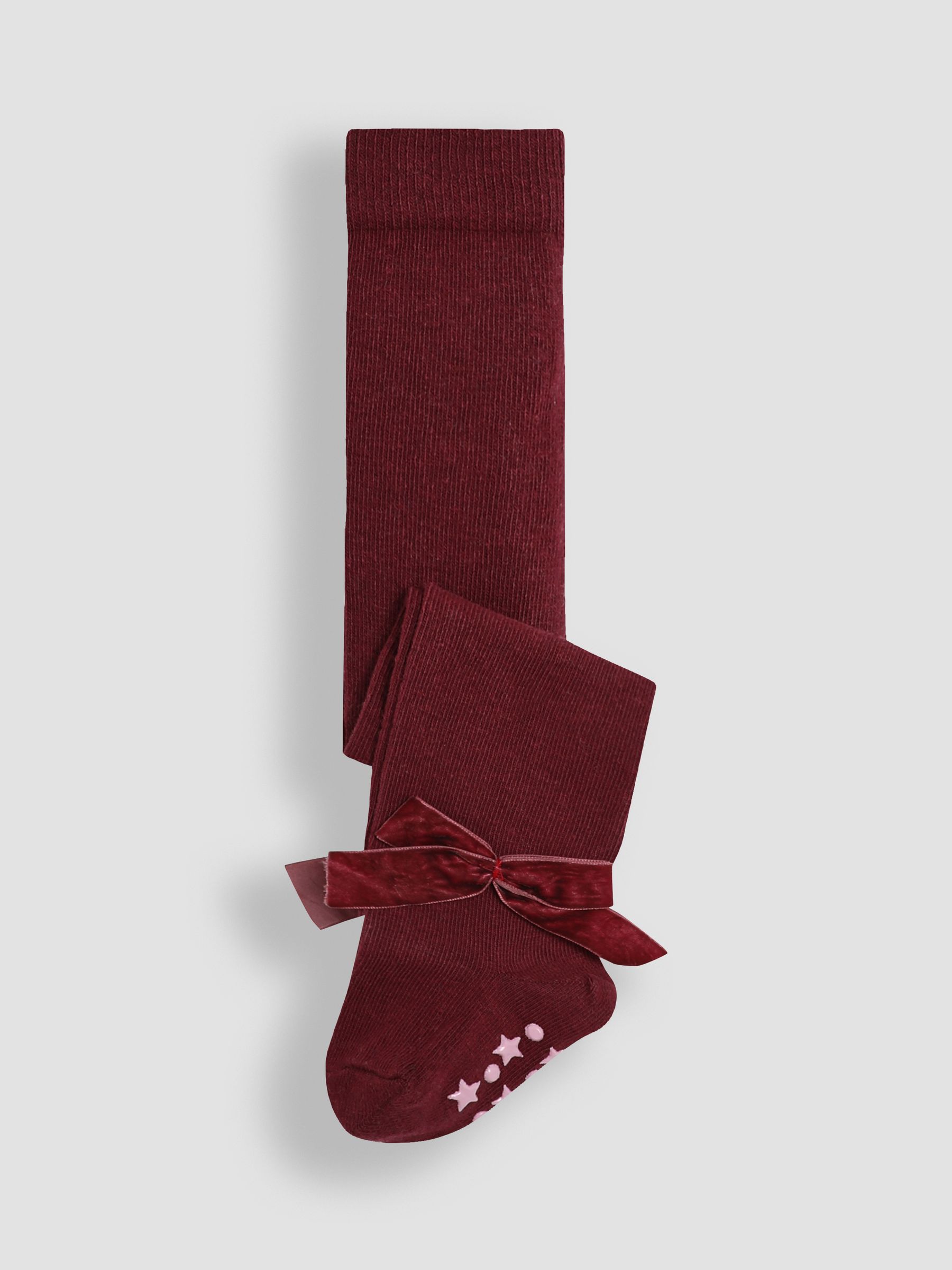 Wine Cotton Rich Tight With Bows - Image 1 of 3