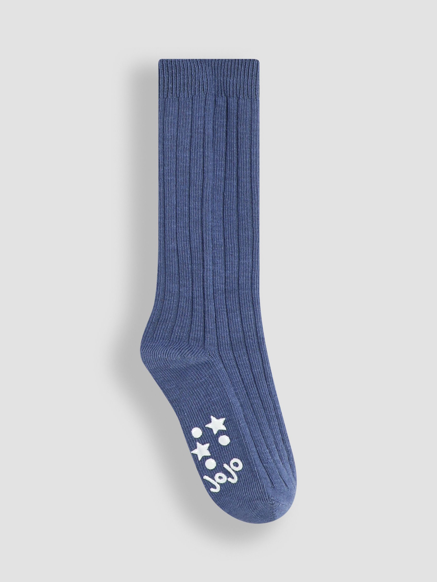 Navy Blue 2-Pack Long Rib Socks - Image 2 of 3