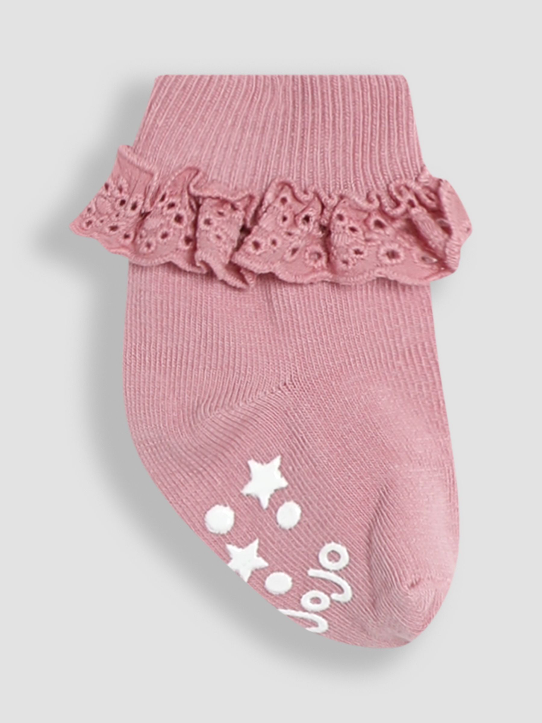 Natural Frill Socks 3 Pack - Image 4 of 4