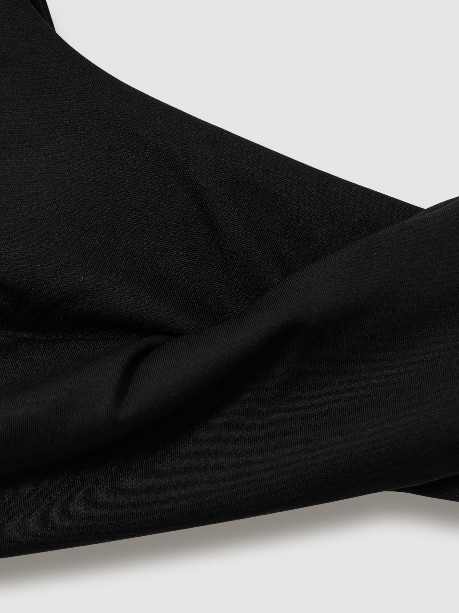 Calvin Klein Underwear Twist Detail Bikini Top in Black - Image 2 of 2