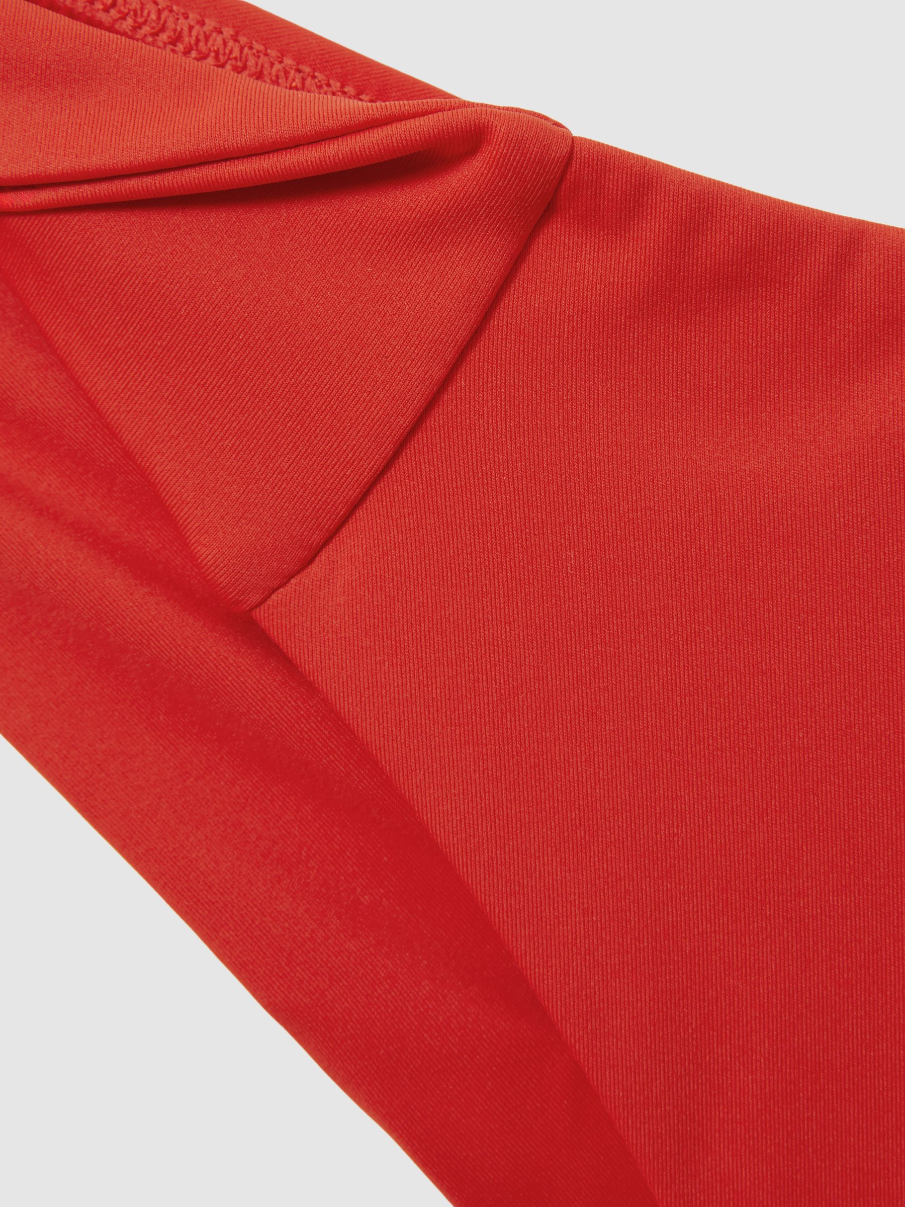 Underwear Twist Detail Bikini Bottoms in Red - Image 2 of 2