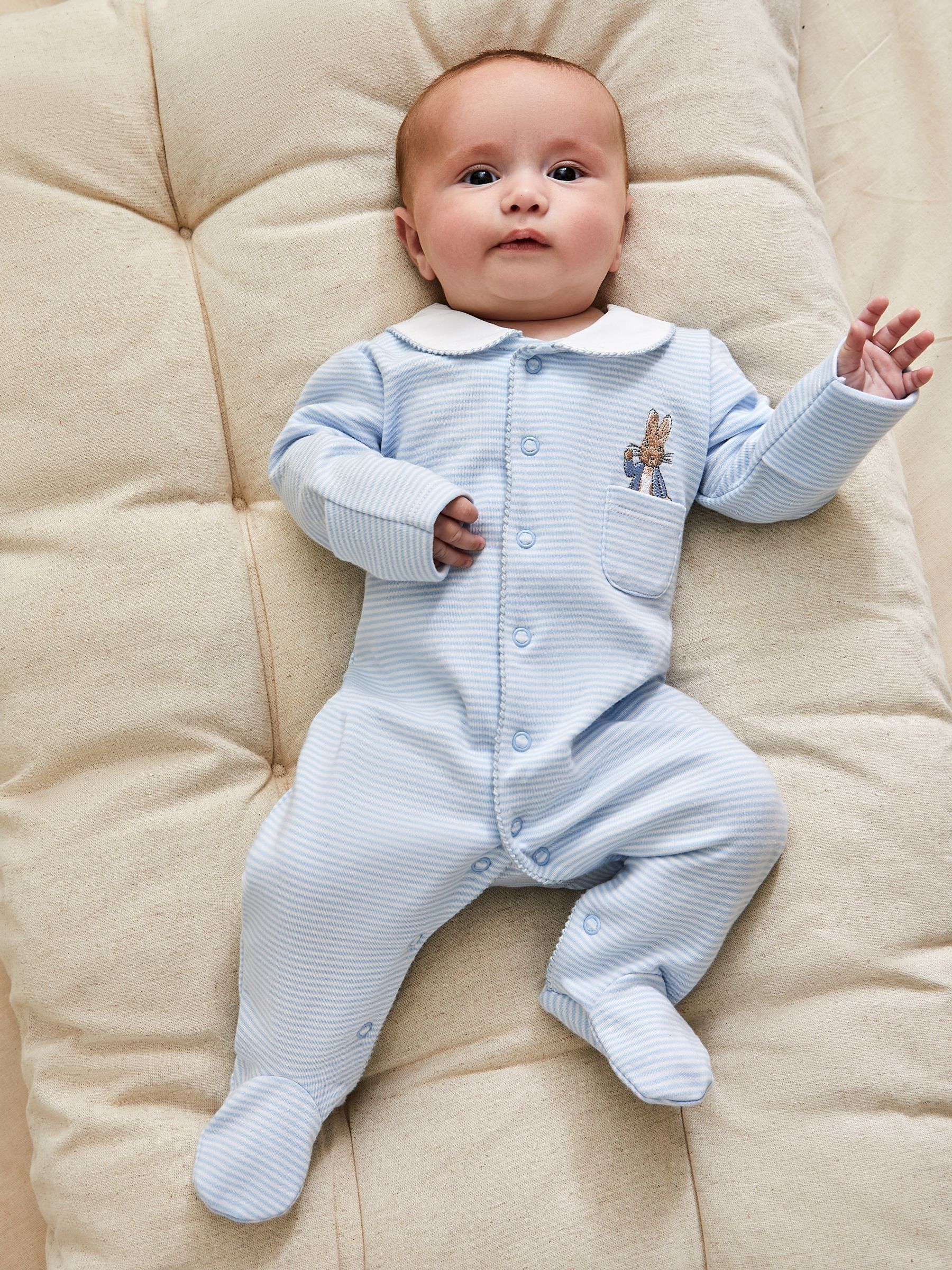 Blue Peter Rabbit Sleepsuit Comforter Gift Set JoJo Maman Bébé