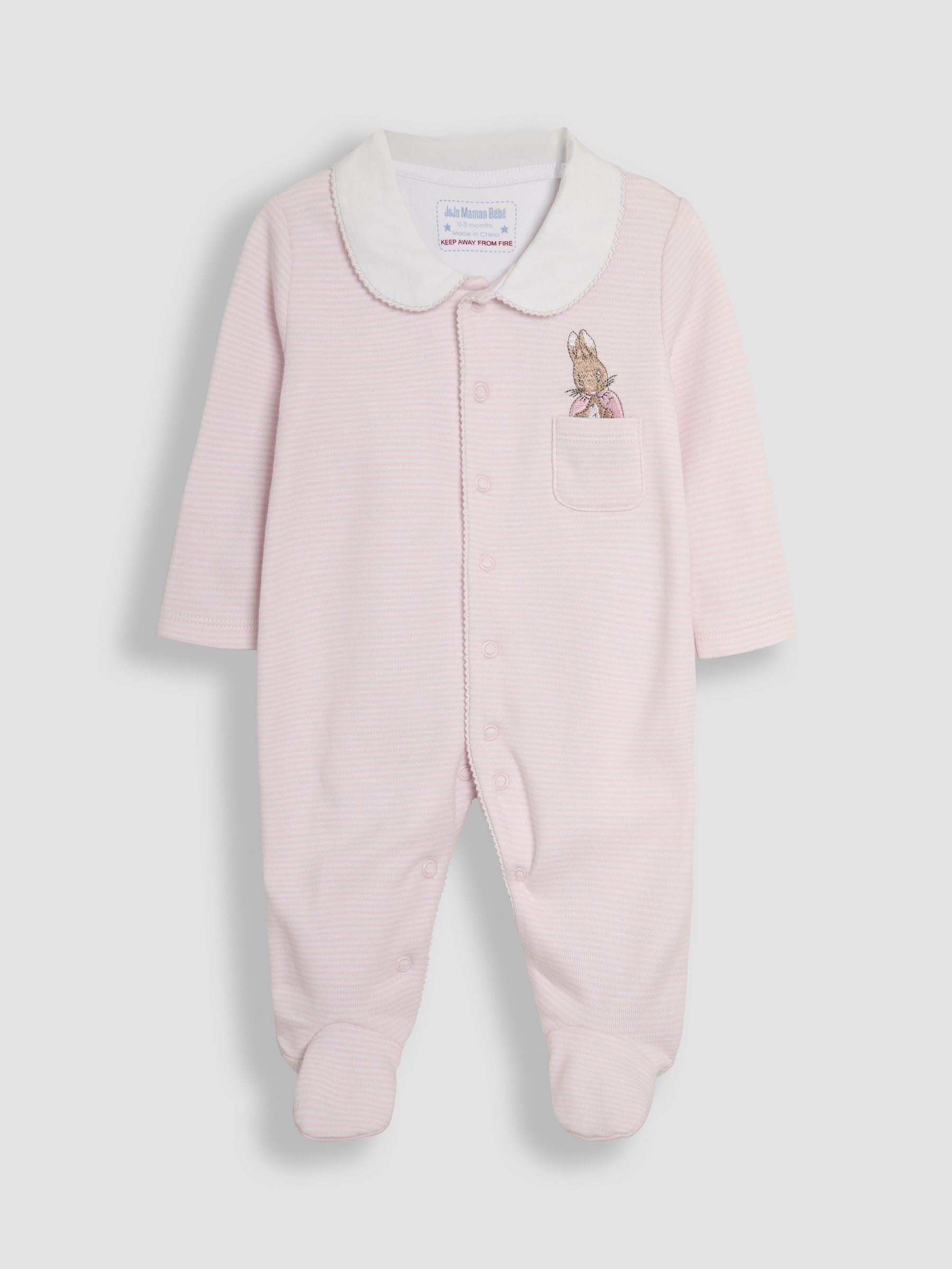 Pink Flopsy Bunny Sleepsuit & Comforter Gift Set - Image 5 of 8