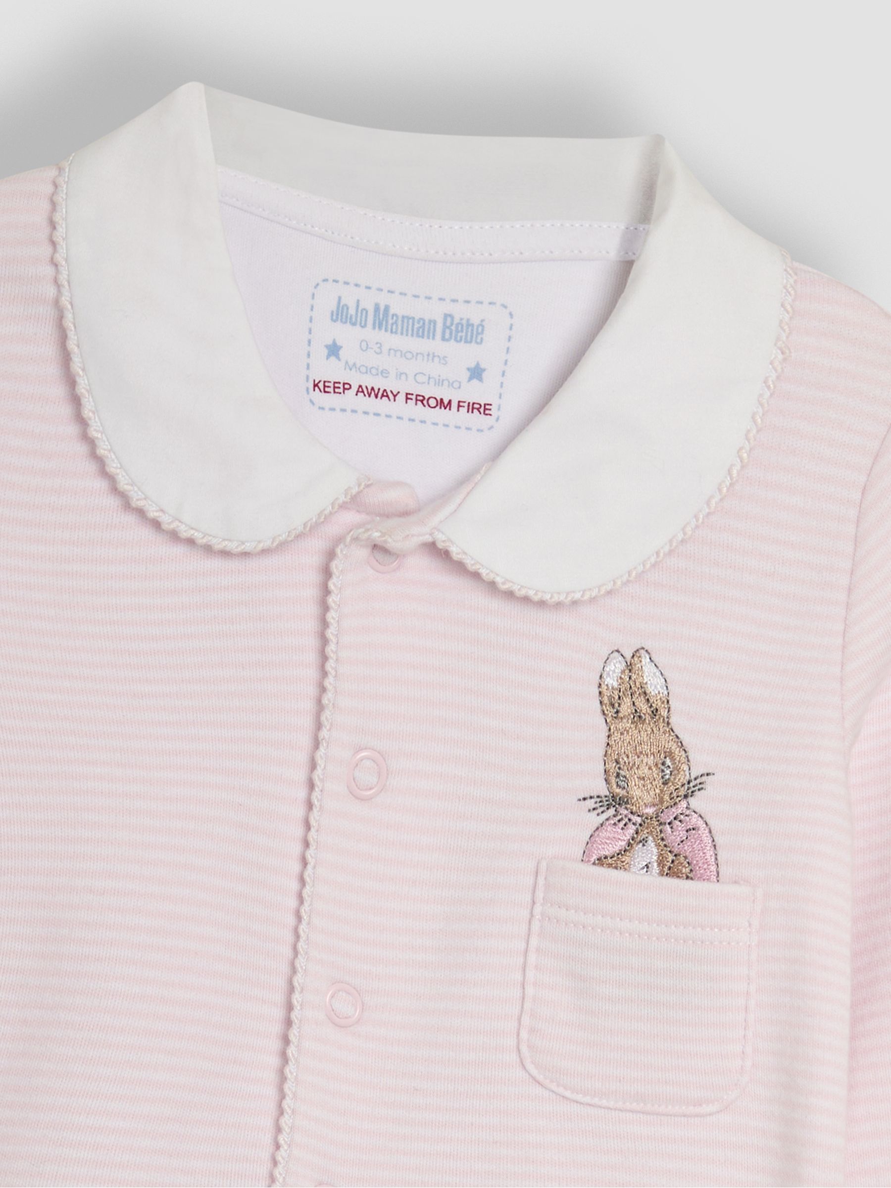 Pink Flopsy Bunny Sleepsuit & Comforter Gift Set - Image 7 of 8