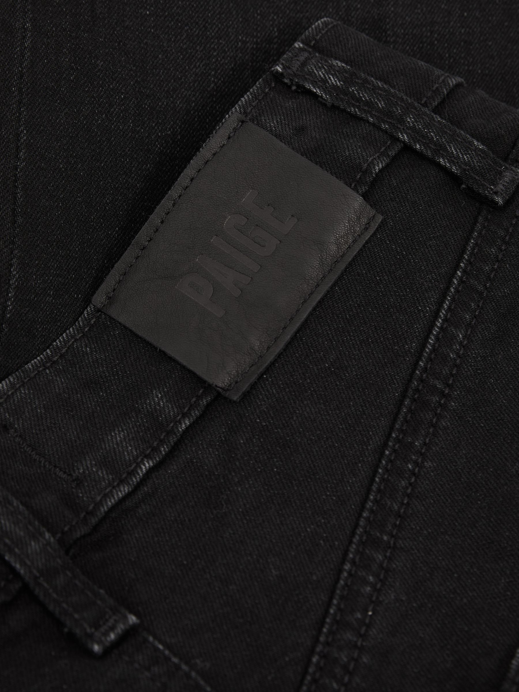 Paige High Rise Flared Jeans in Midnight Raven - Image 5 of 5