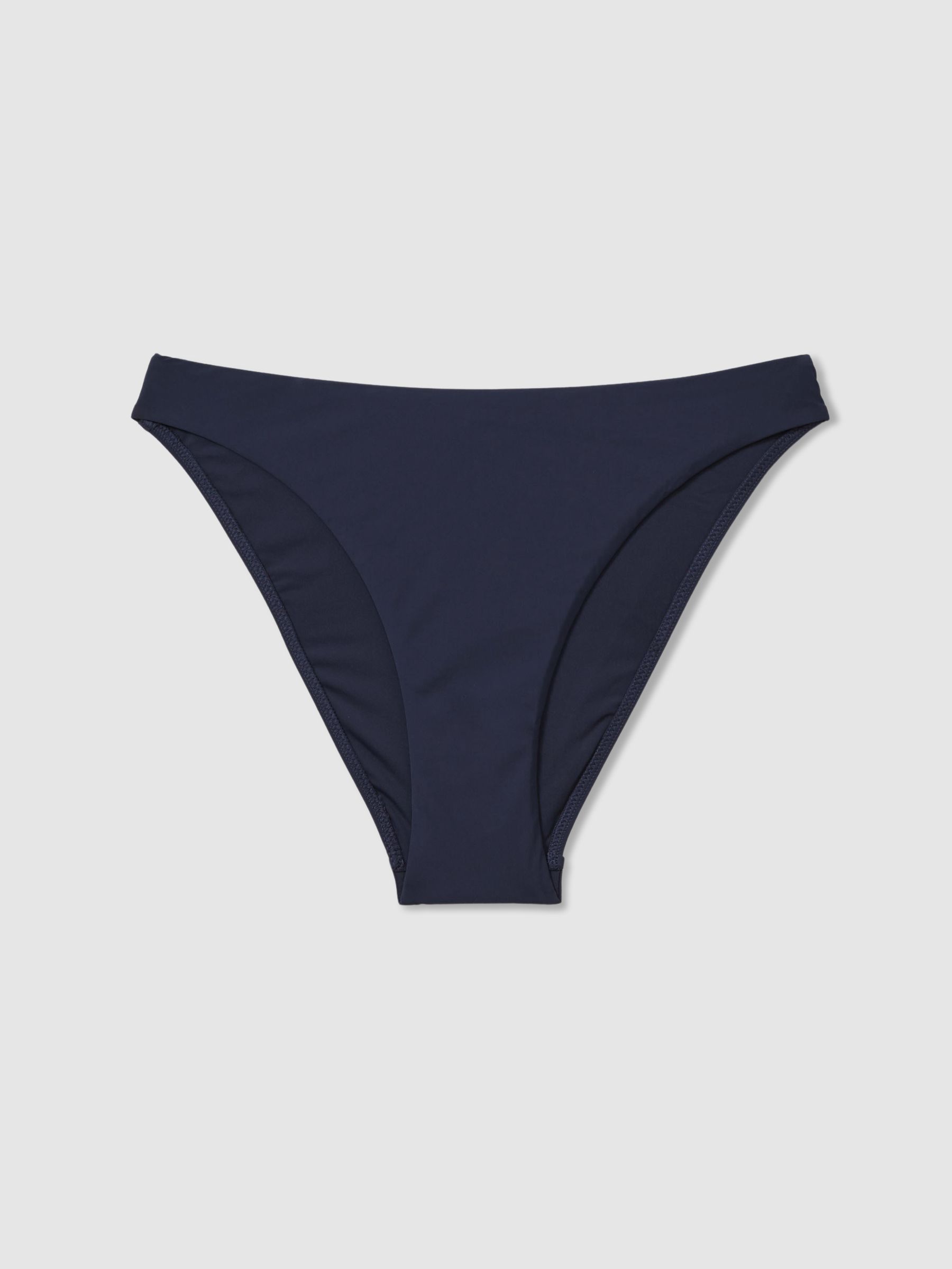 Mid Rise Bikini Bottoms in Navy - Image 2 of 4