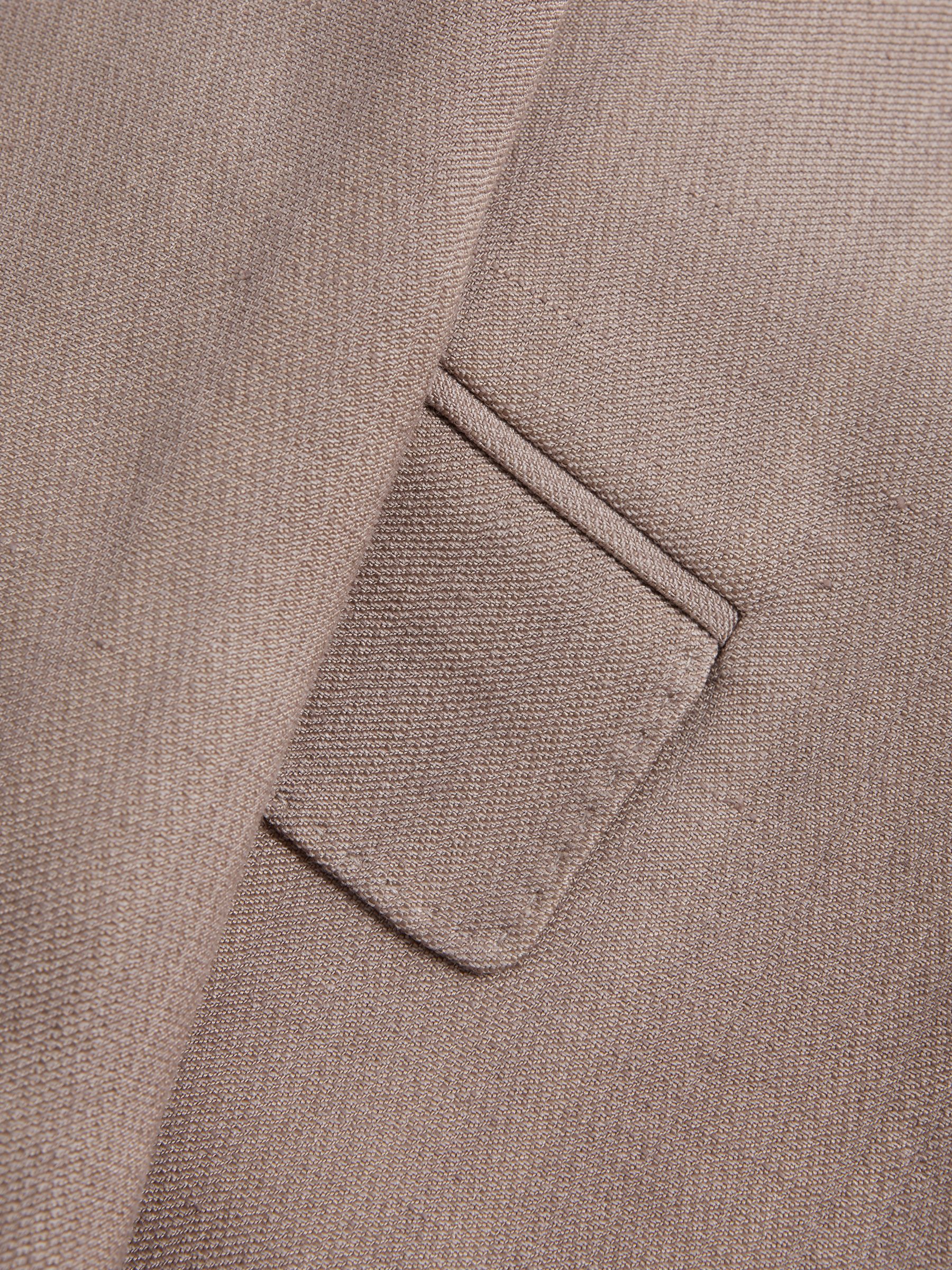 Atelier Tailored Double Breasted Suit Blazer in Pink - Image 7 of 7