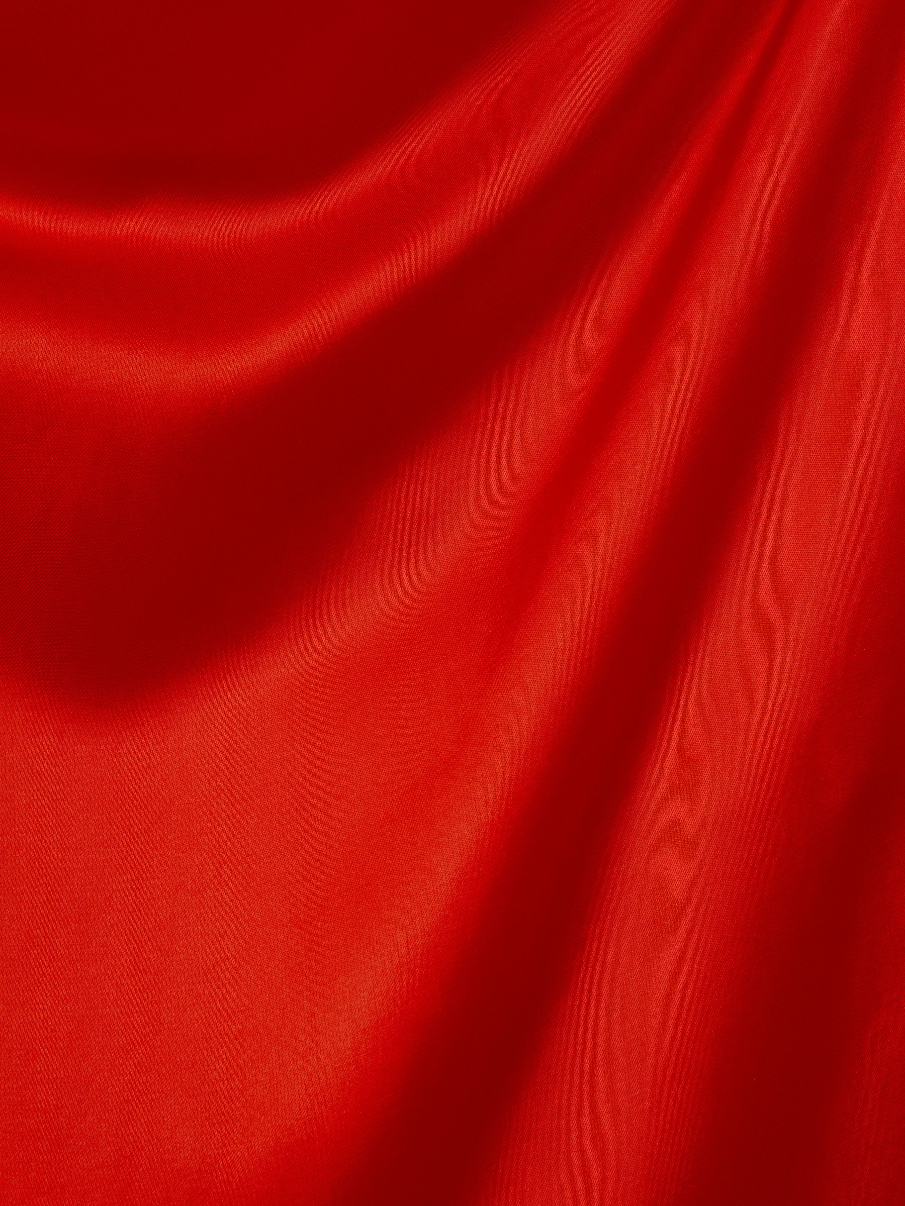 Satin Cowl Neck Maxi Dress in Orange - Image 6 of 6