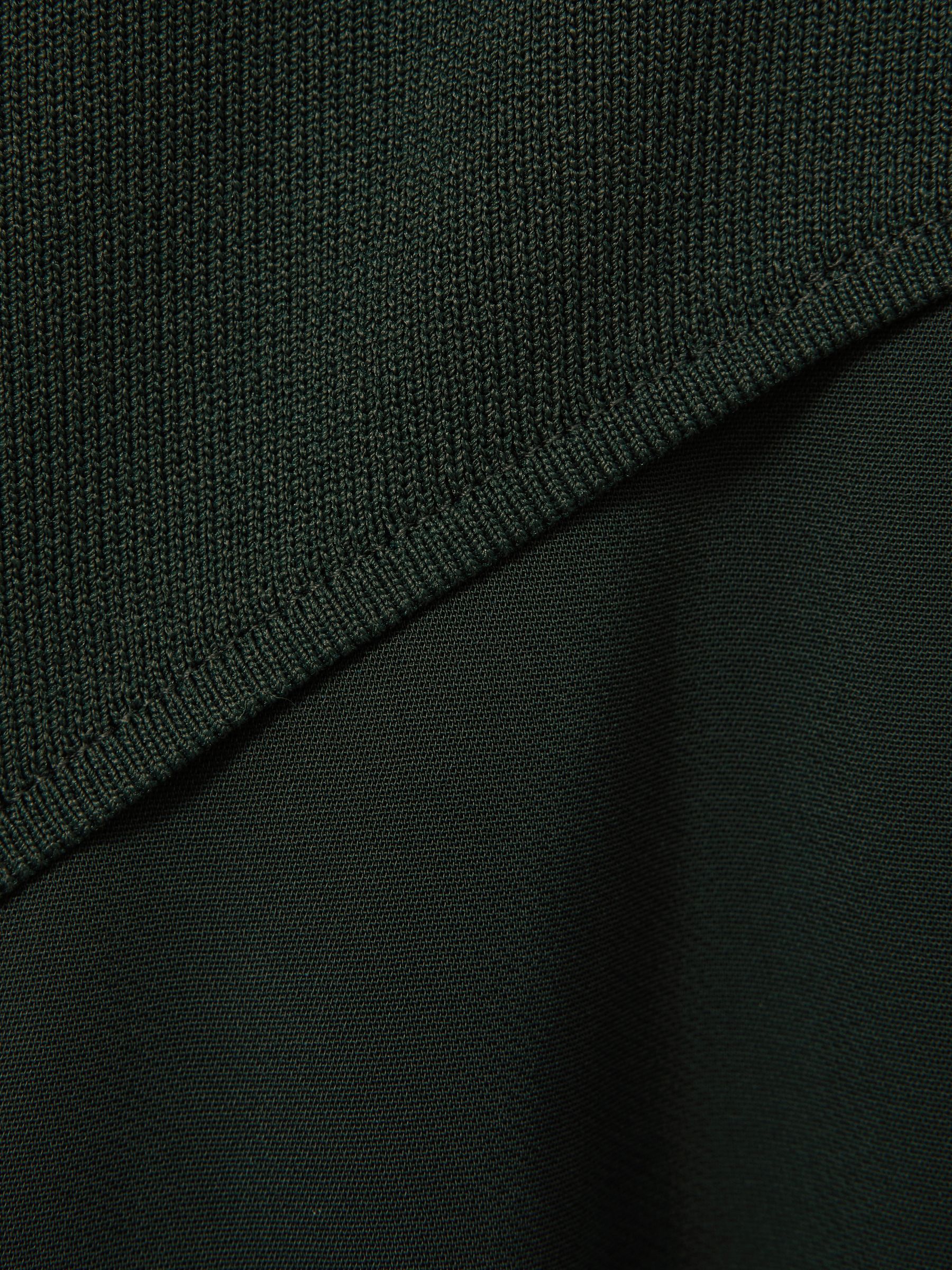 Hybrid Knit Midi Dress in Green - Image 5 of 5