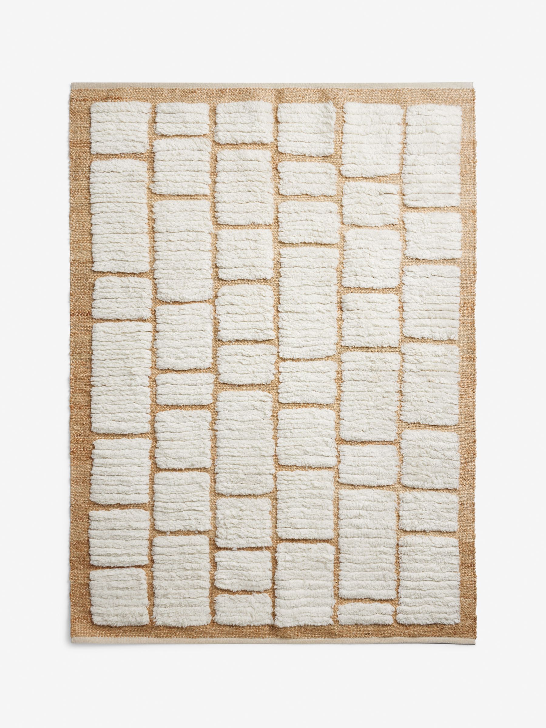 Erma Wool Berber and Jute Rug in Natural - Image 4 of 4