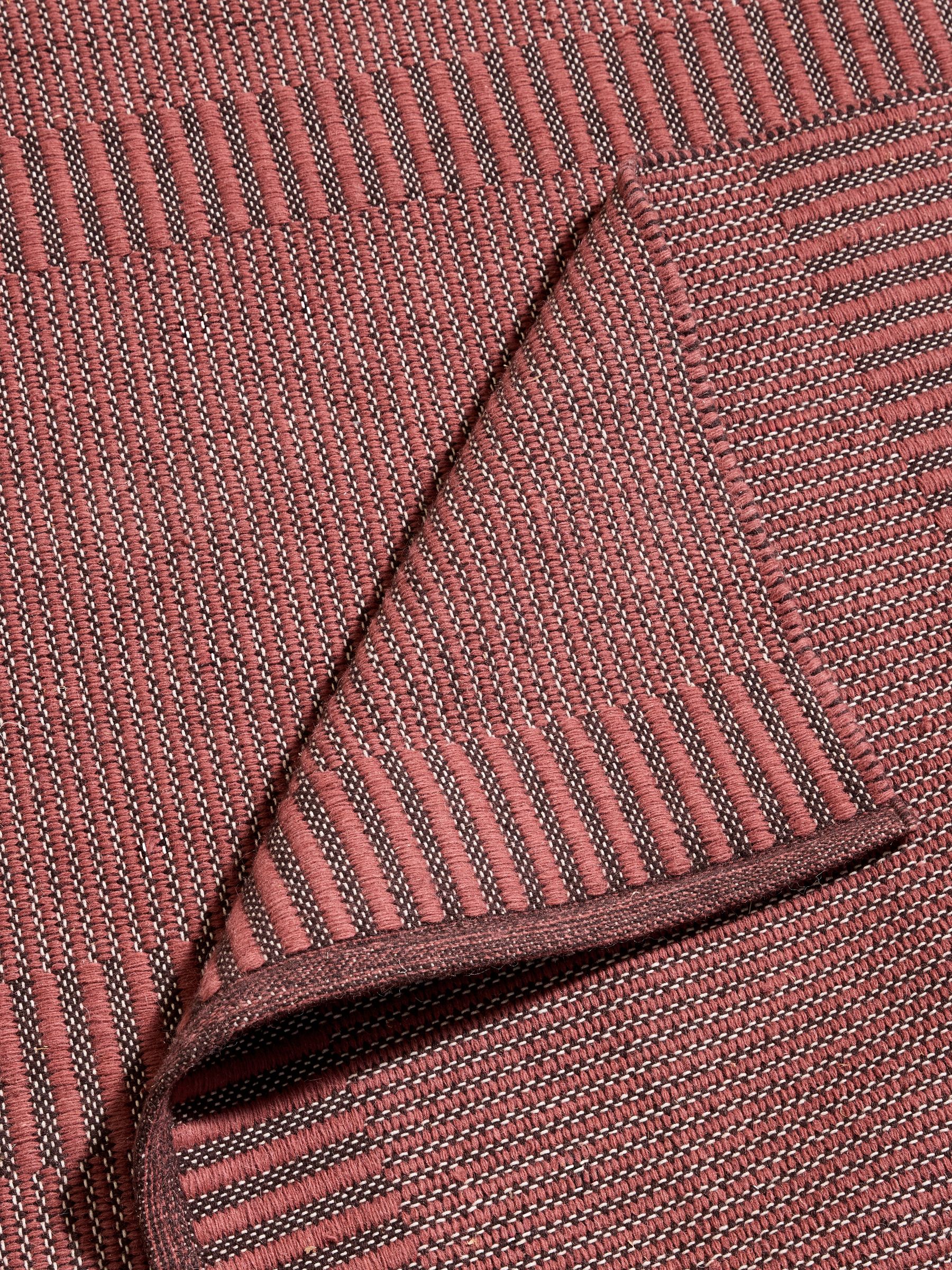 Atwell Flatweave Rug in Red - Image 4 of 5