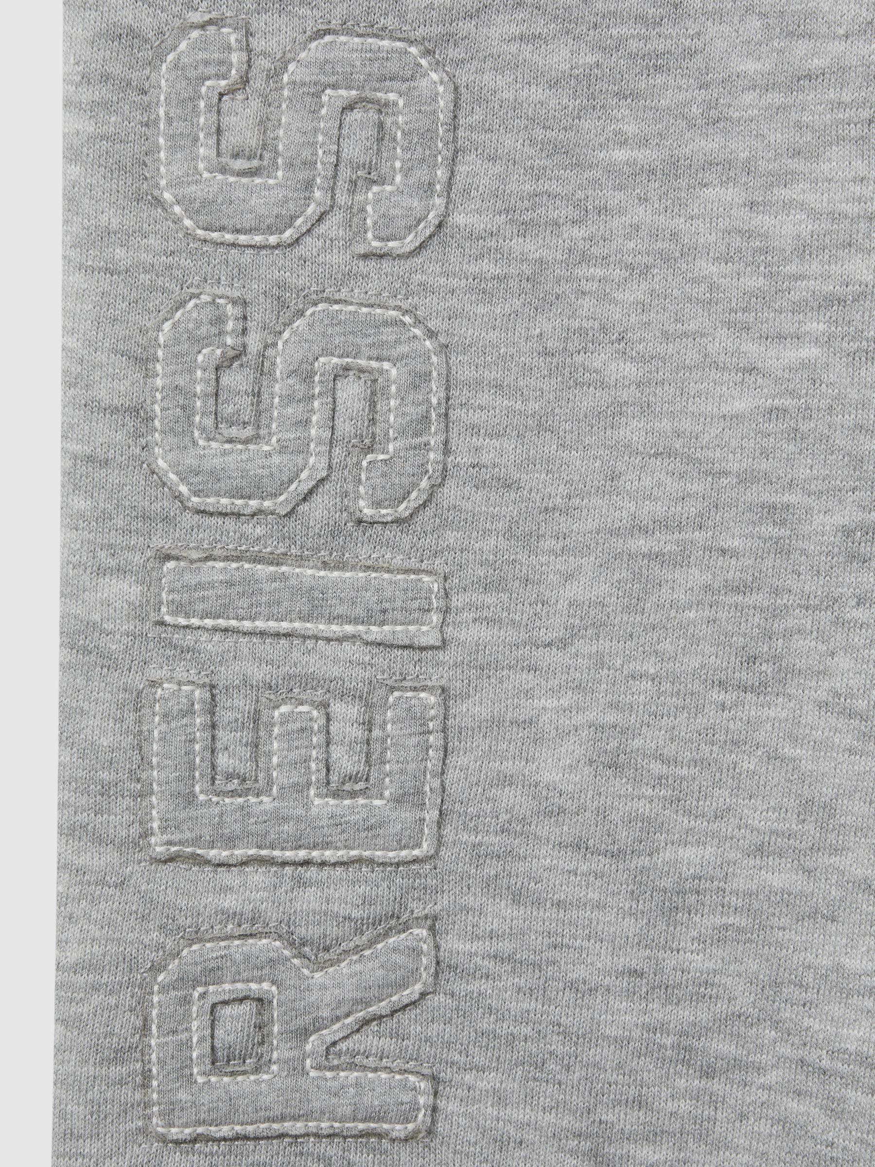 9-13 yrs Applique Logo Sweat Joggers in Grey - Image 5 of 5