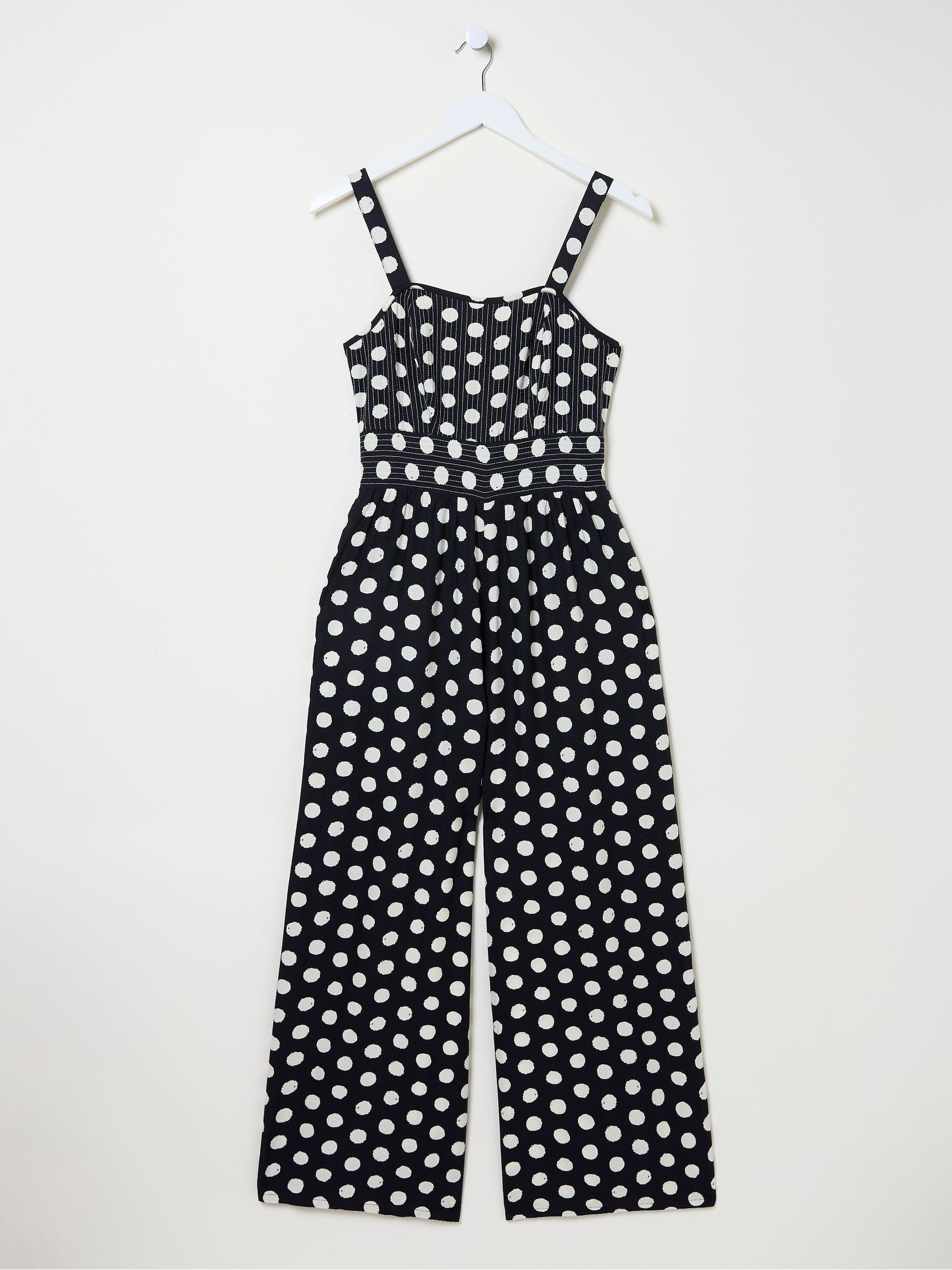 Blue Ruby Polka Dot Jumpsuit - Image 1 of 1