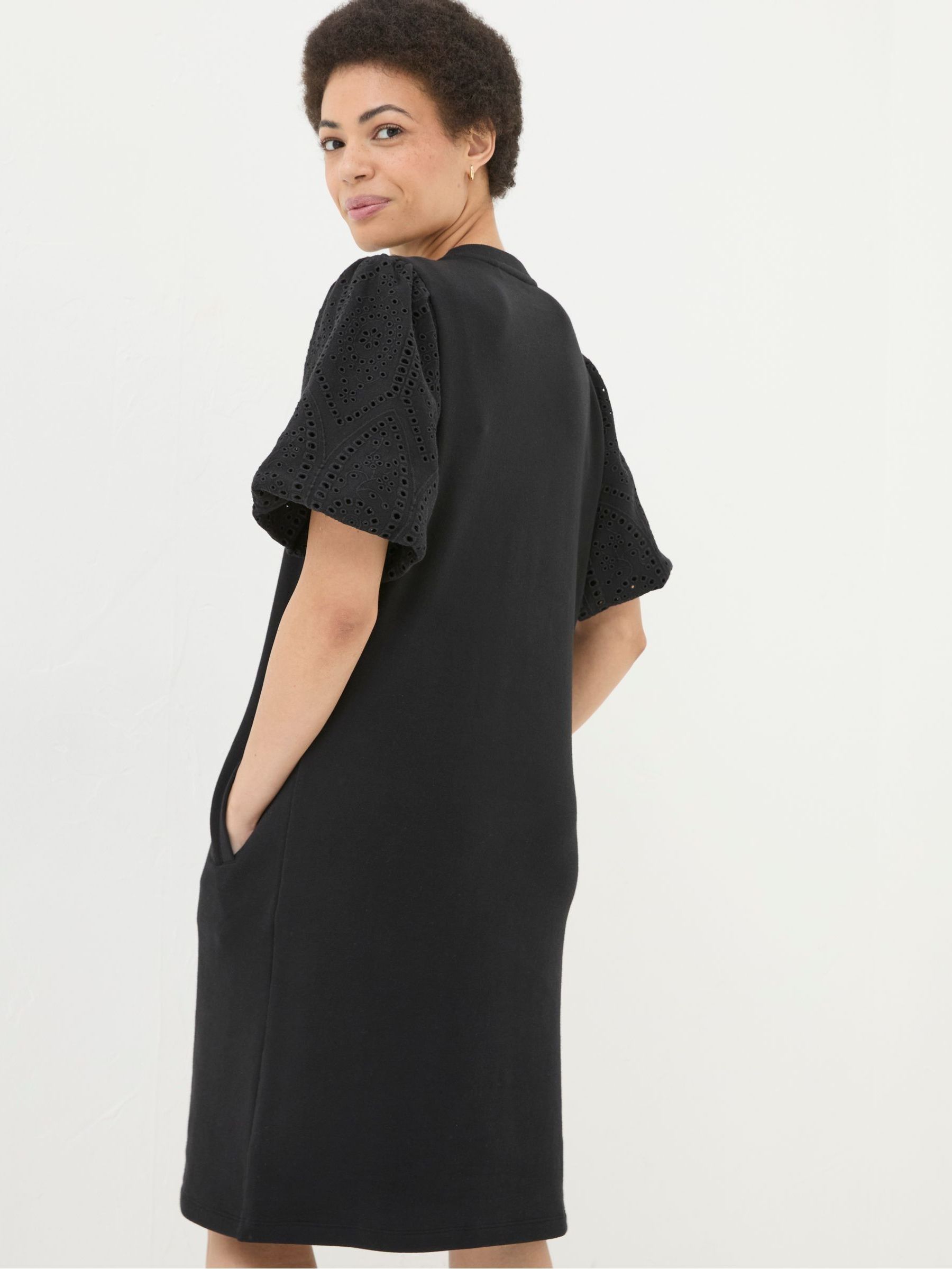Black Enya Jersey Dress - Image 2 of 5