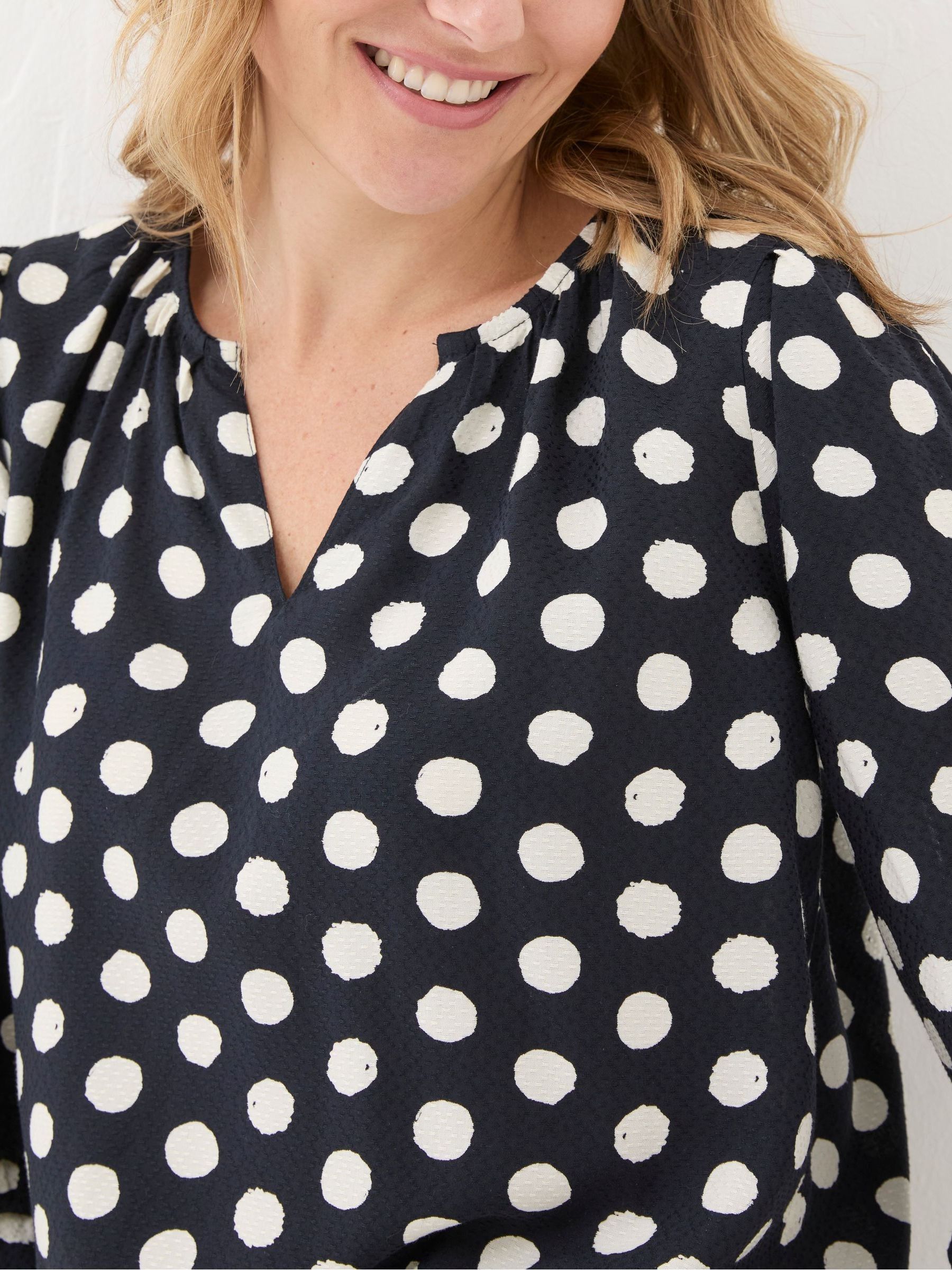 next polka dot blouse