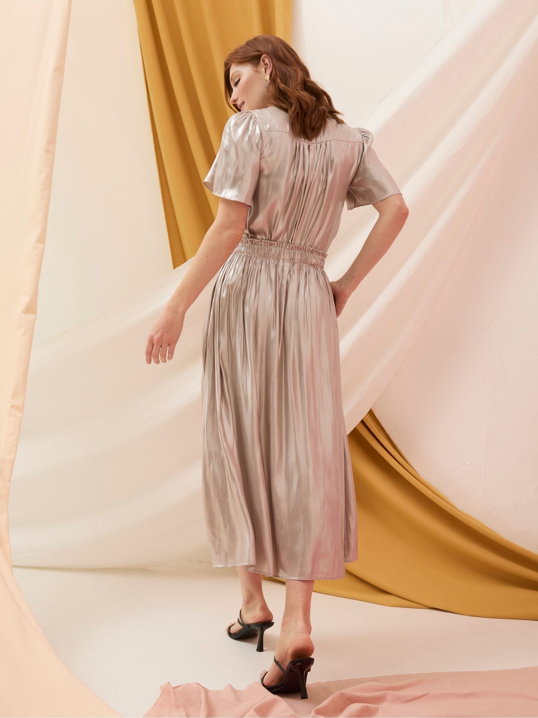 Briar Silver Midi Skirt - Image 5 of 6