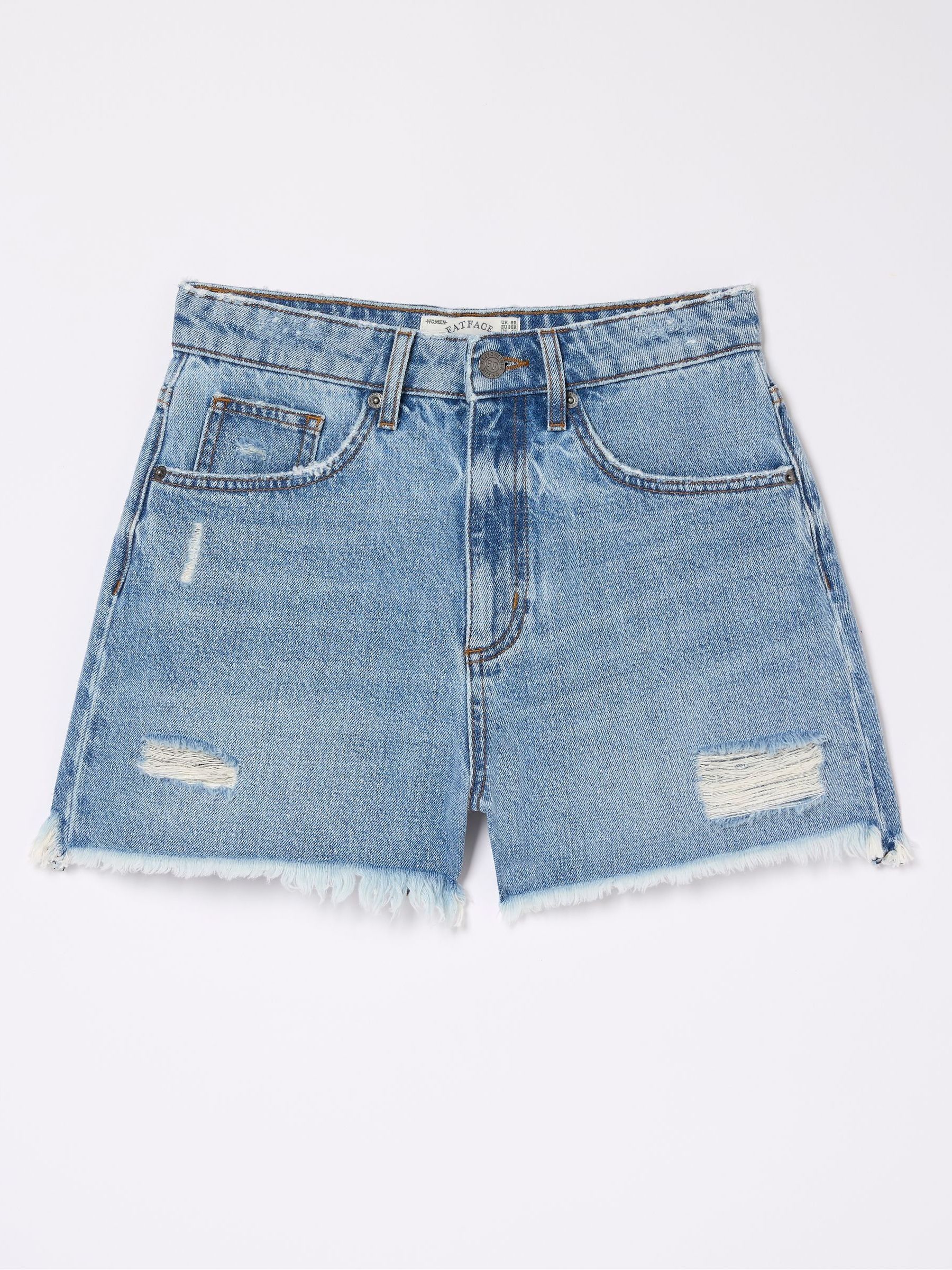 Blue Holywell Denim Cut Off Shorts - Image 5 of 5