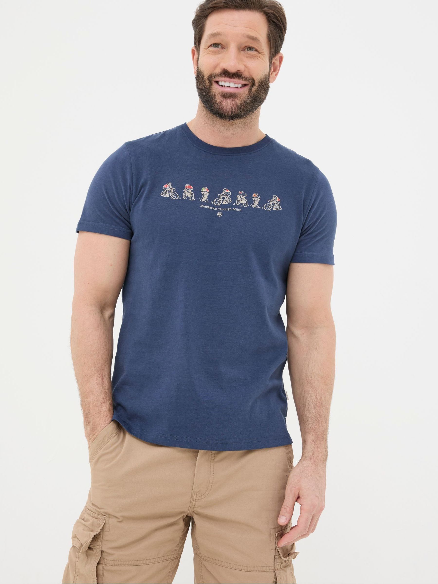 Blue Bike Nations T-Shirt - Image 1 of 6 Blue Bike Nations T-Shirt - Image 1 of 6