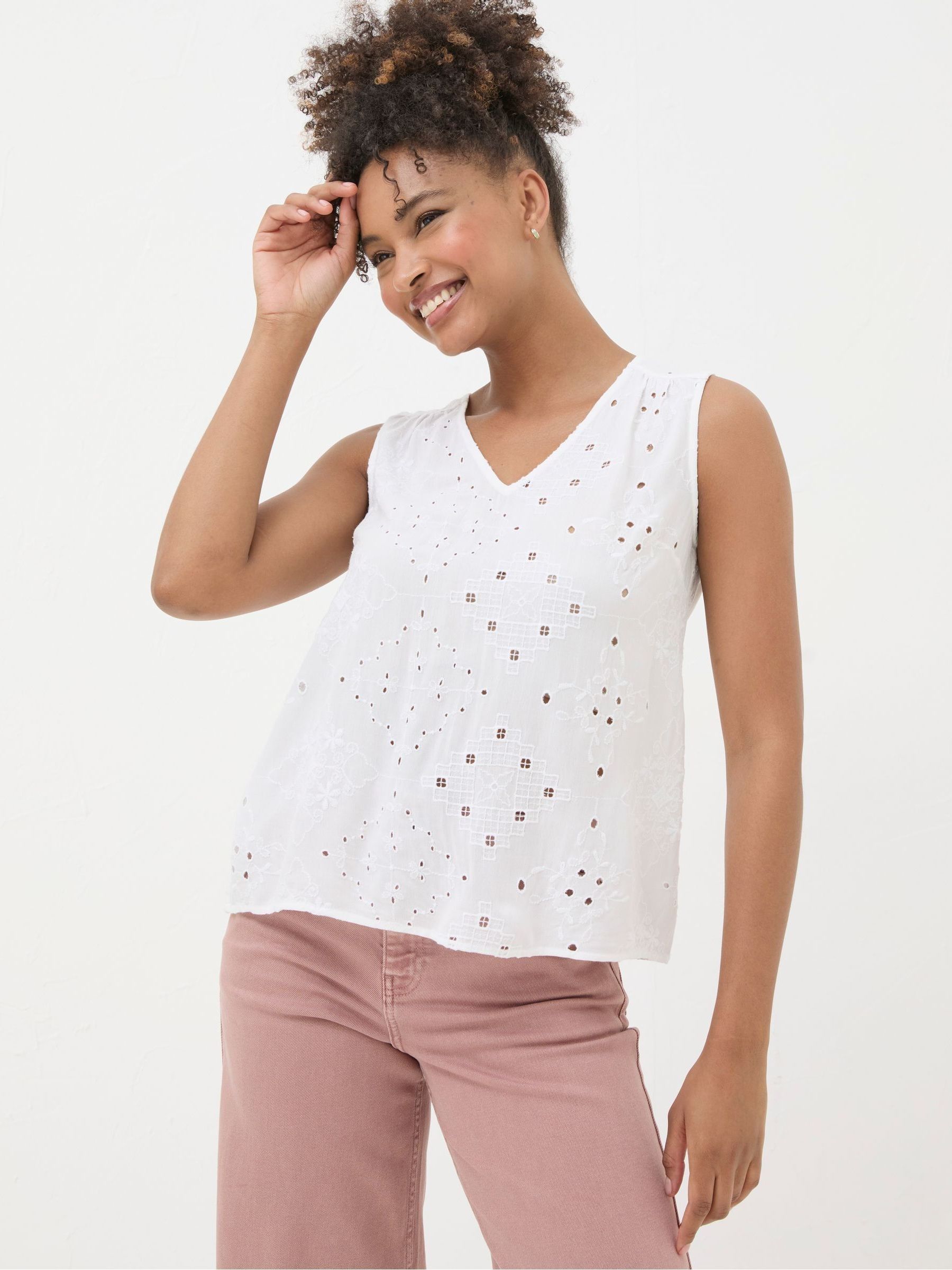 Erlea White Cami - Image 1 of 4