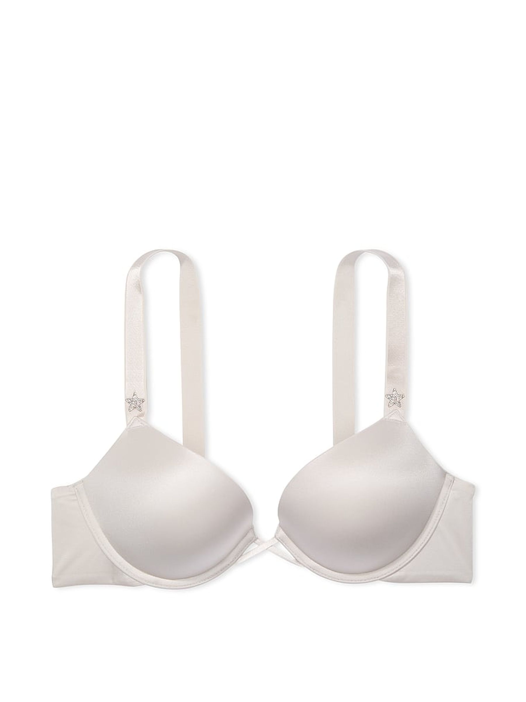Delfin Grey Bombshell Add 2 Cups Star Shine Push Up Bra - Image 3 of 3