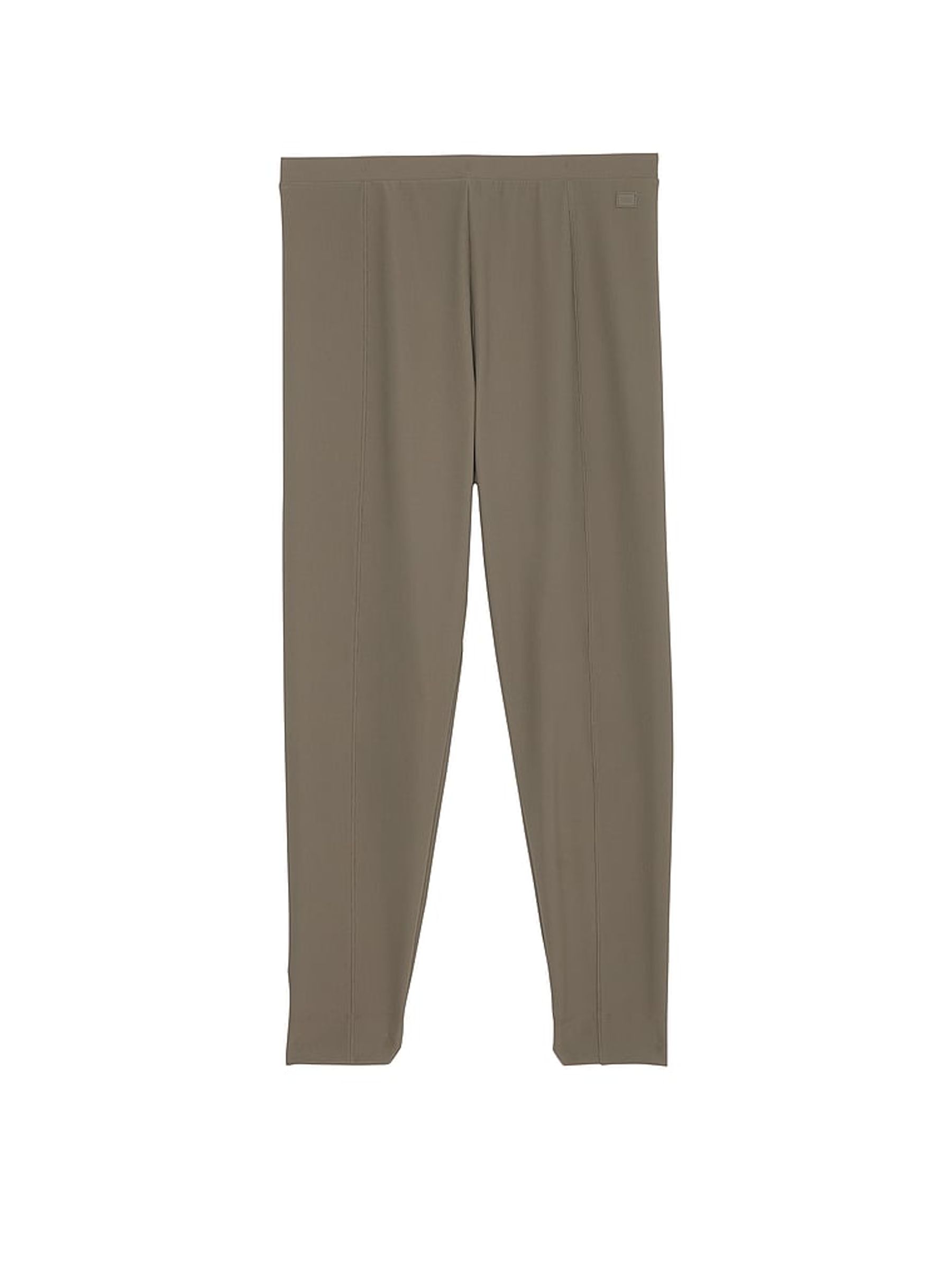 Olive Green Rib Leggings - Image 3 of 3