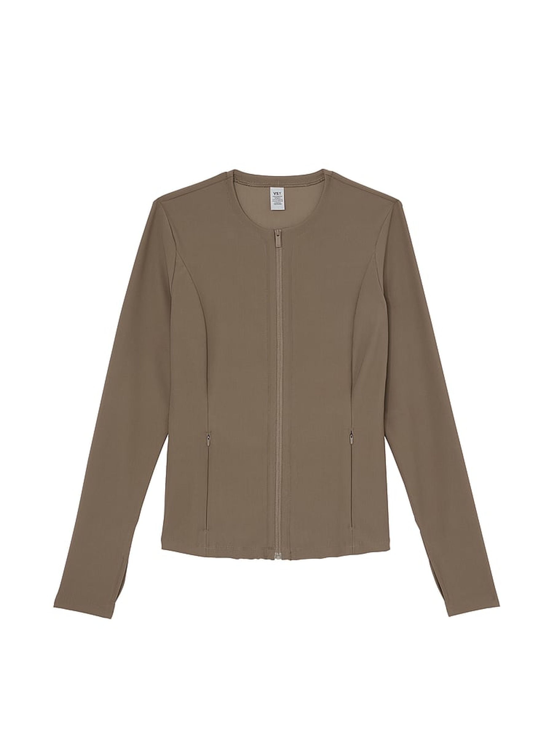 Olive Green Full Zip Rib Jacket - Image 3 of 3