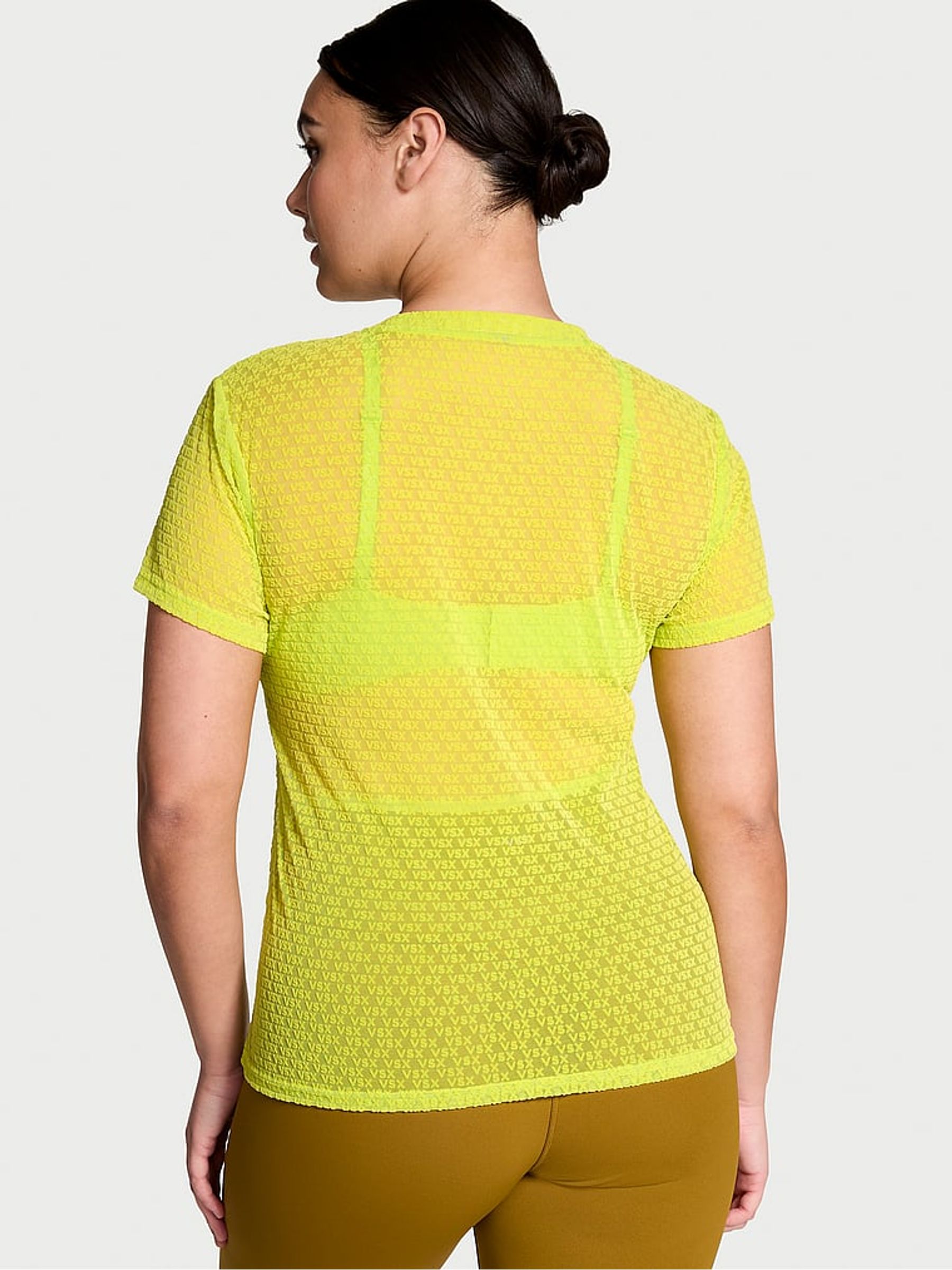 Limelight Green Logo Mesh T-Shirt - Image 2 of 3