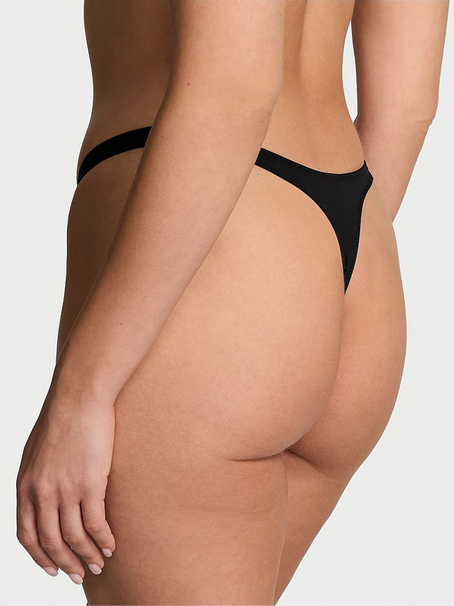 Black Thong Star Shine Knickers - Image 2 of 5