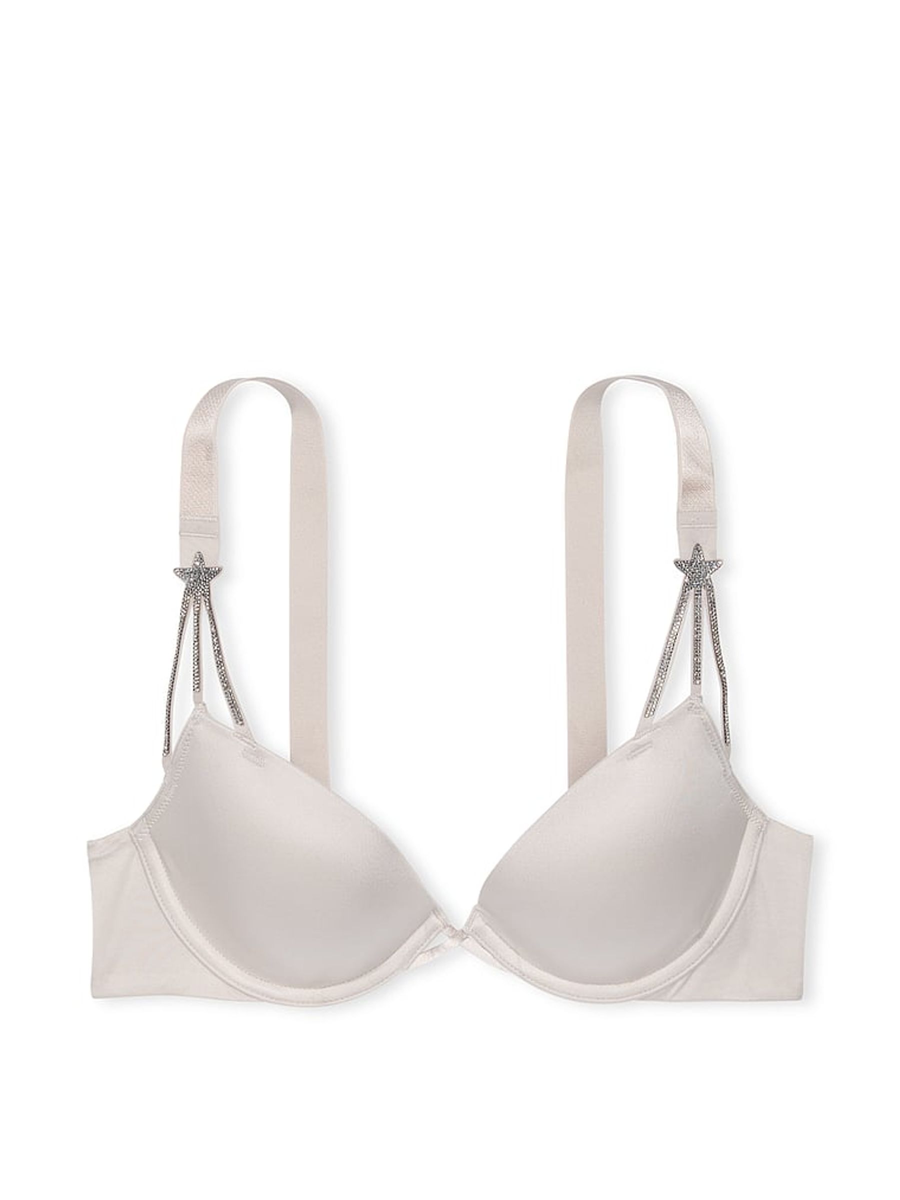 Delfin Grey Low Cut Star Shine Demi Bra - Image 3 of 3
