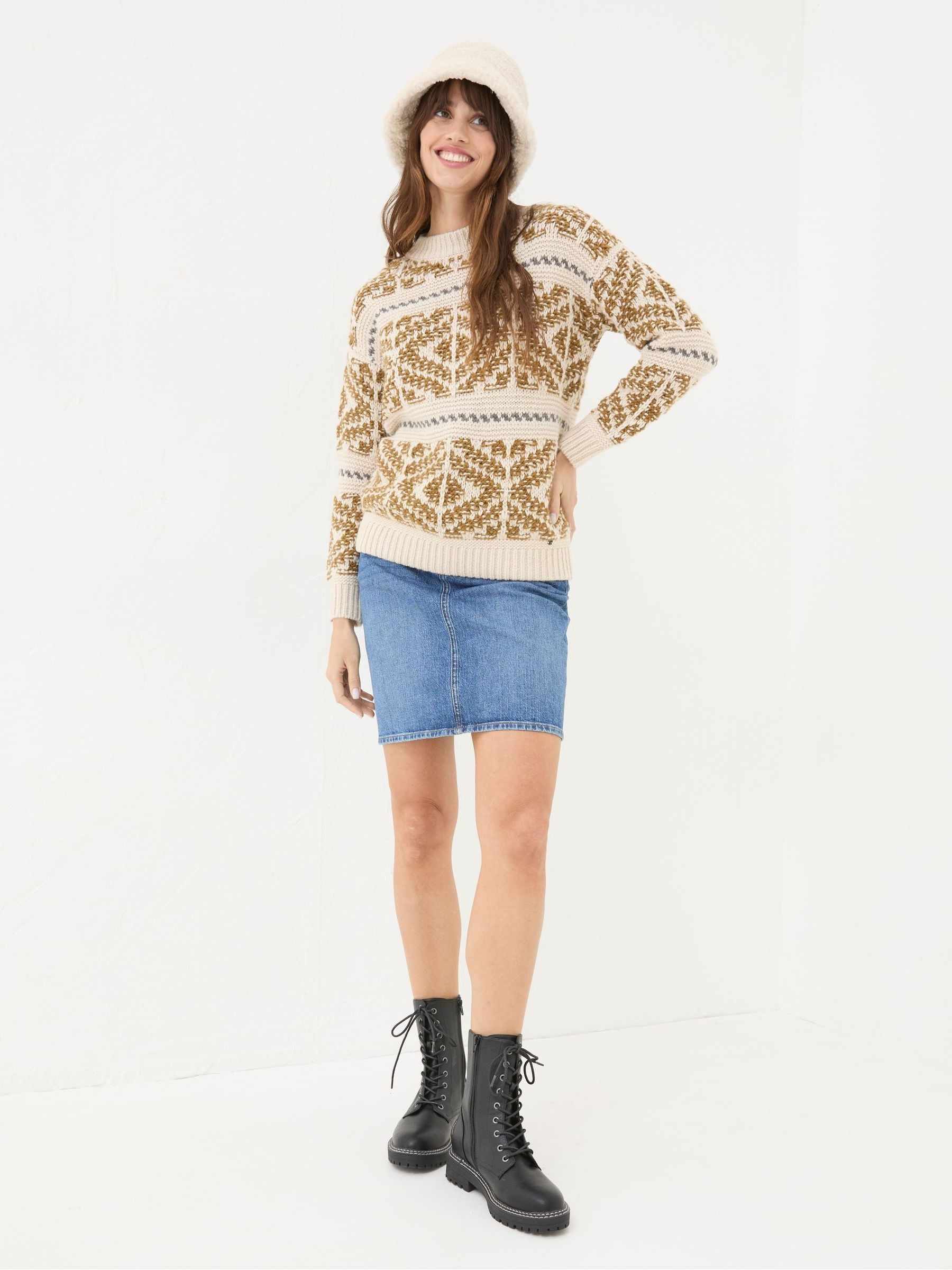 Ikat Cream Wild Frontiers Jumper - Image 3 of 5