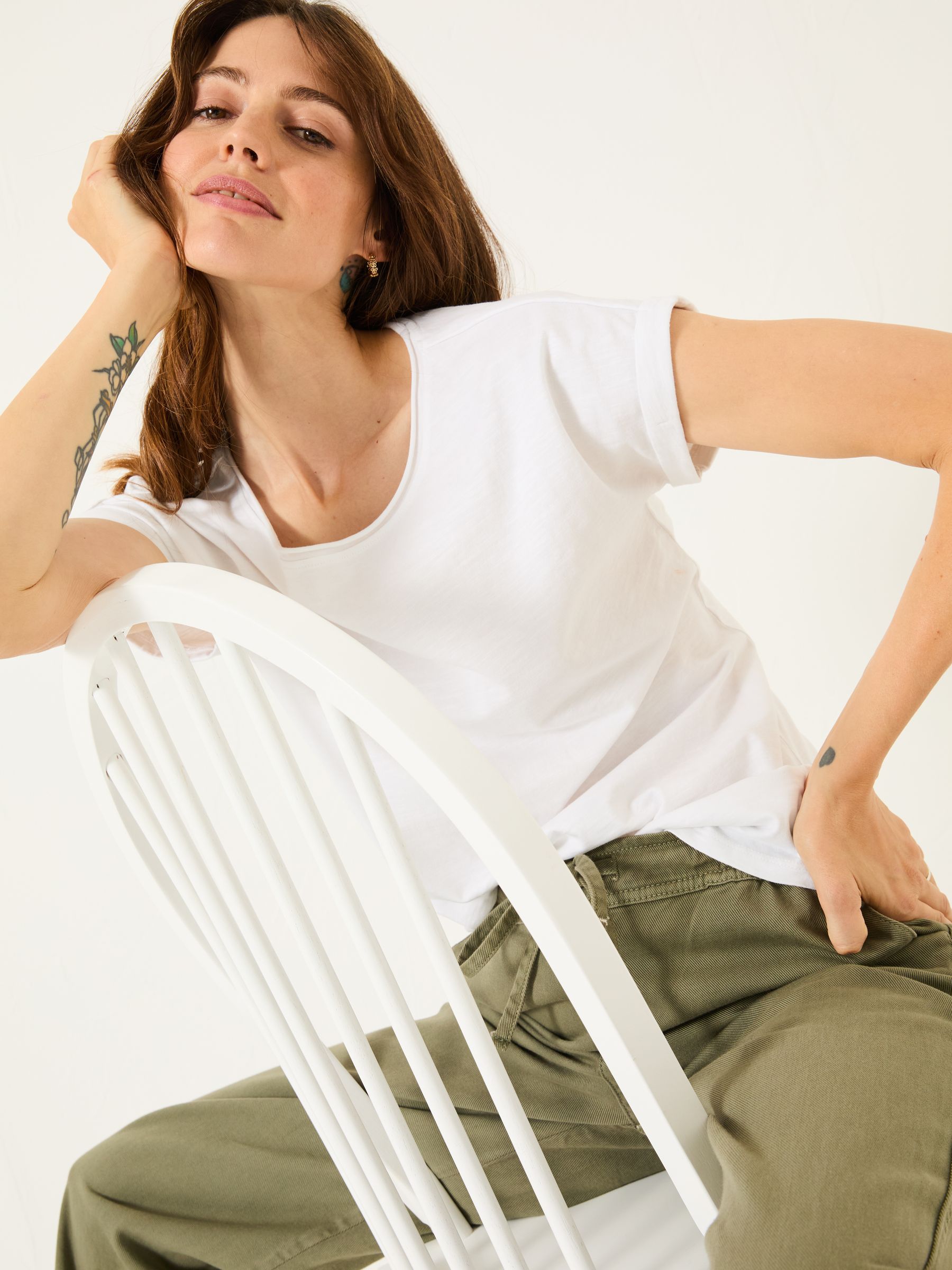 Ivy White T-Shirt - Image 6 of 13