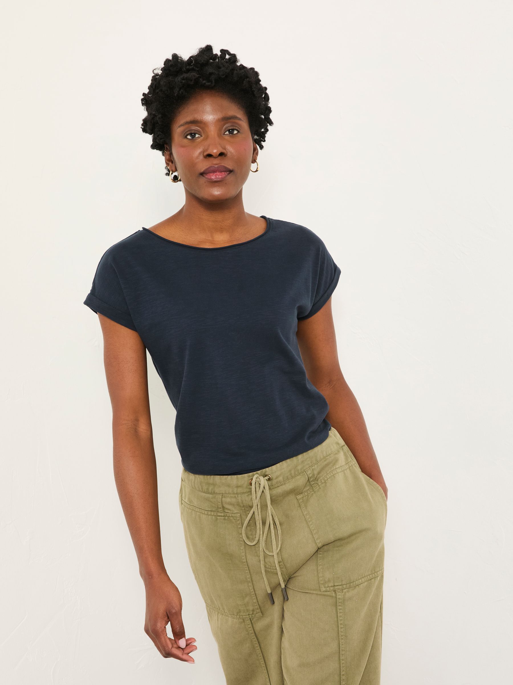 Ivy Navy T-Shirt | FatFace