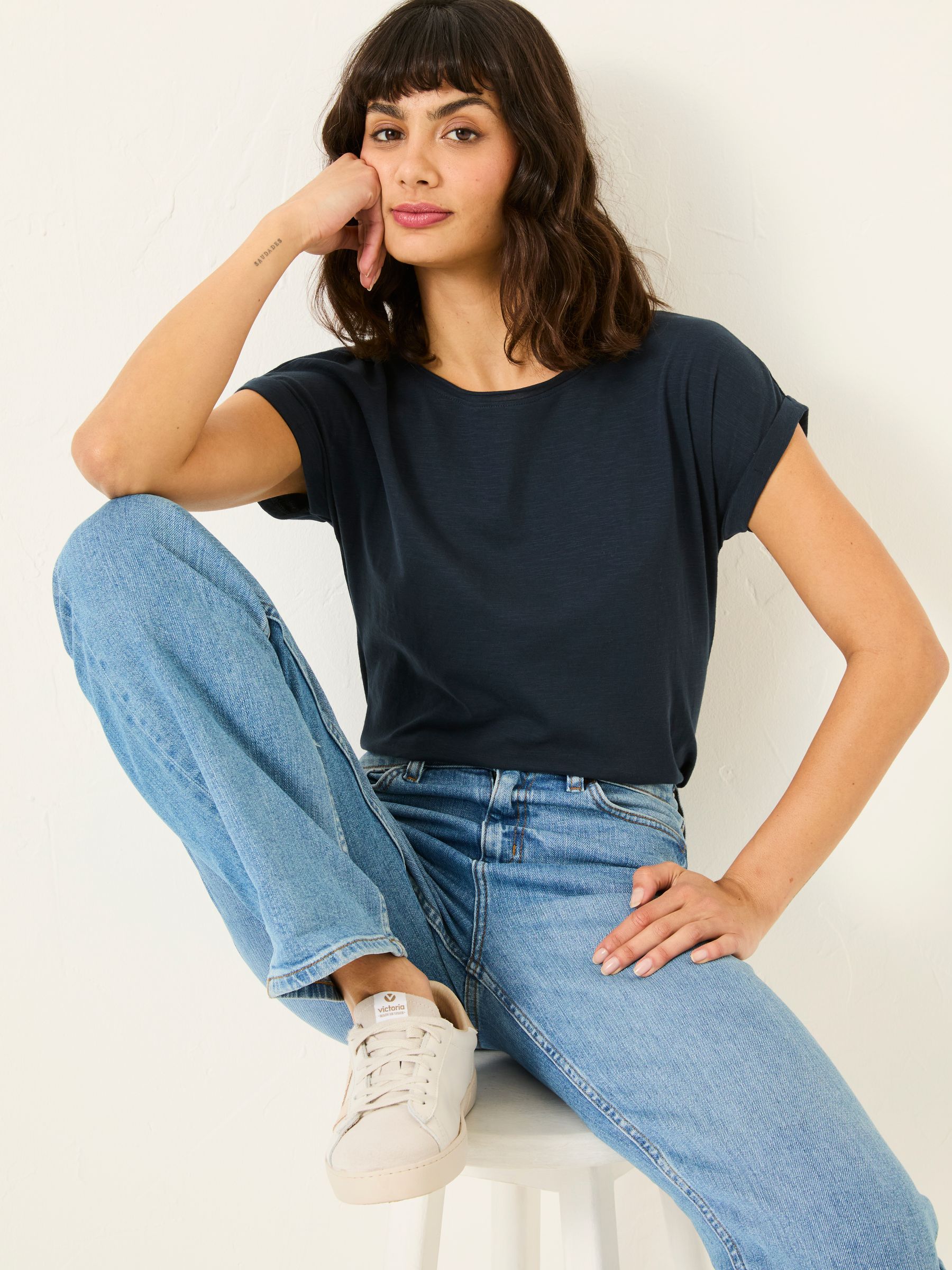 Ivy Navy T-Shirt - Image 3 of 5