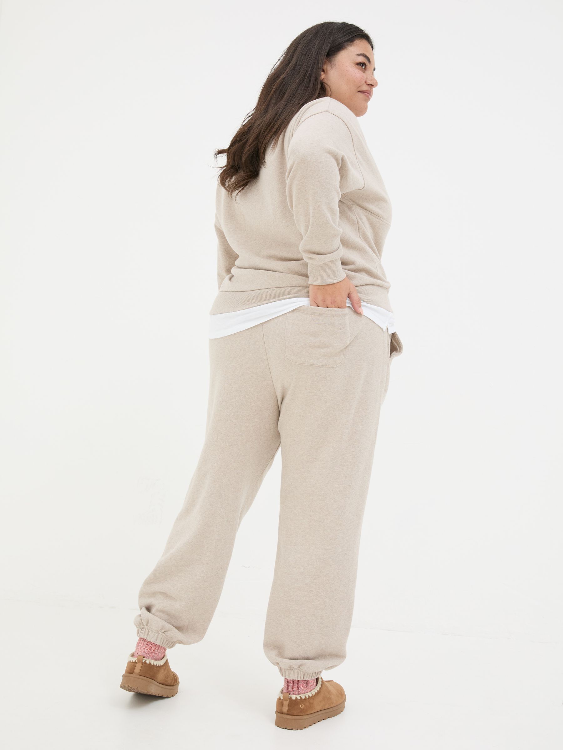 Soft Lounge Natural Joggers - Image 4 of 8