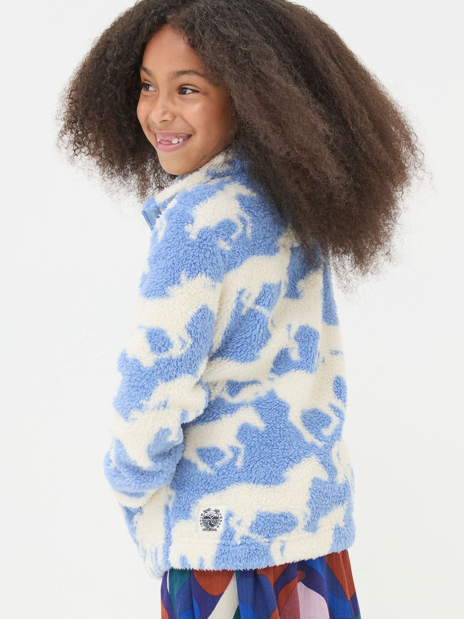 Blue Horse Half Neck Fleece - Image 2 of 6