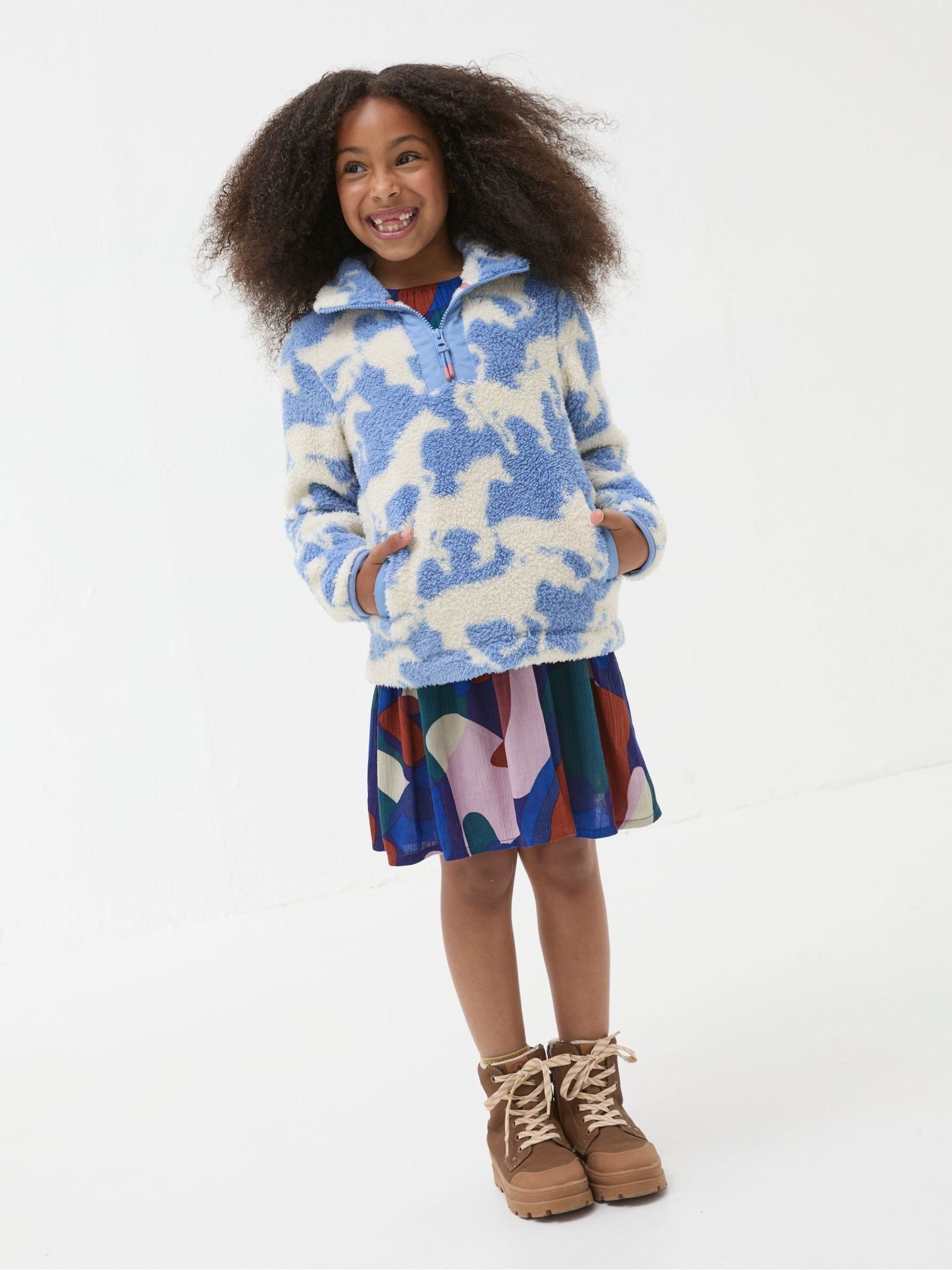 Blue Horse Half Neck Fleece - Image 3 of 6