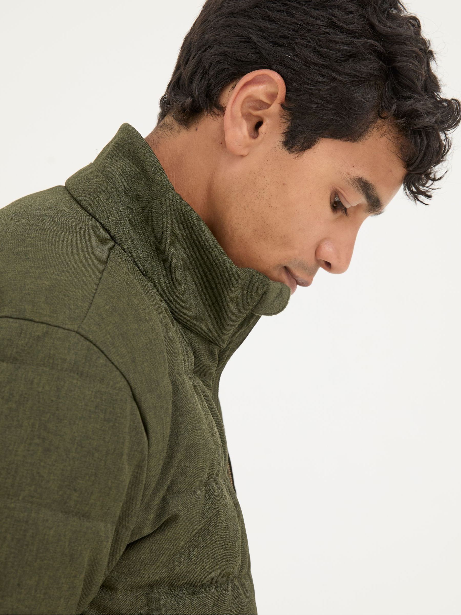 Exmouth Khaki Green Quilted Jacket - Image 6 of 8