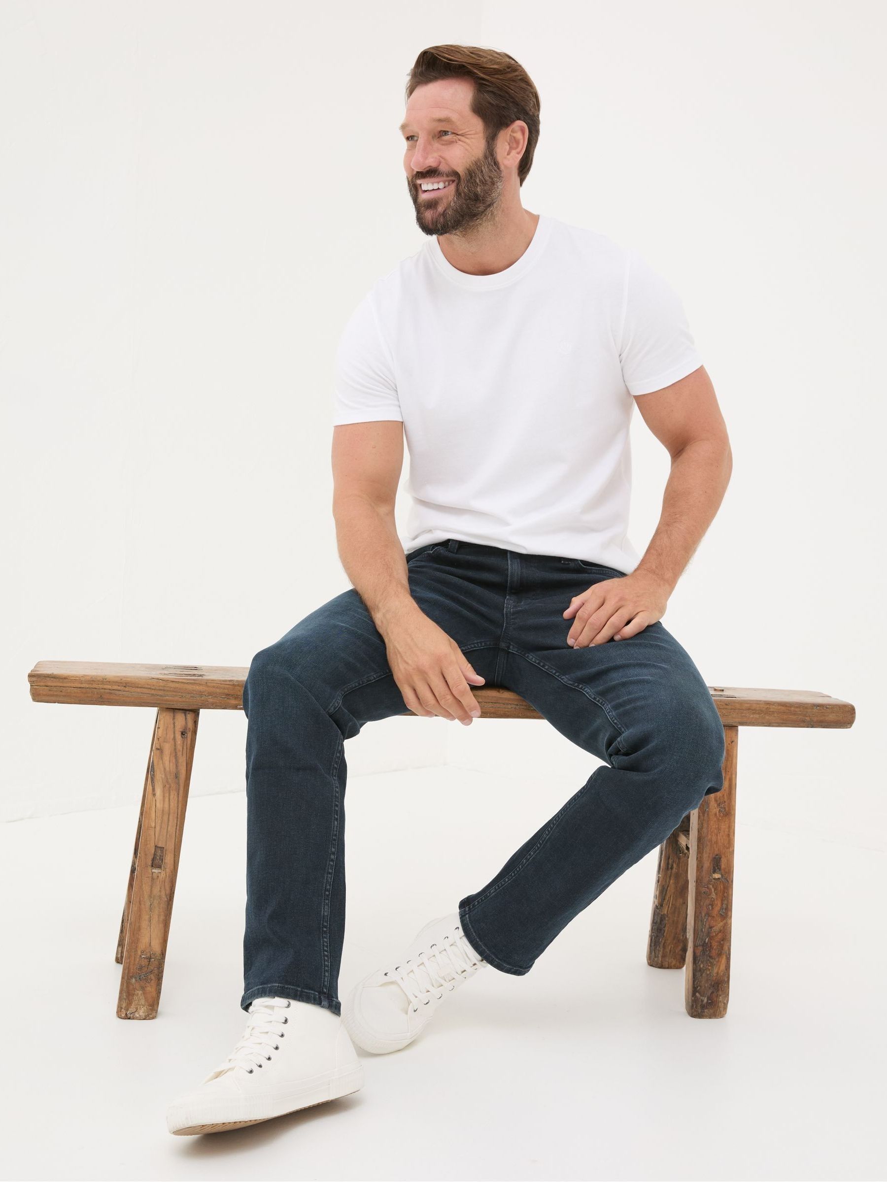 Denim Dark Blue Slim Fit Jeans - Image 4 of 6