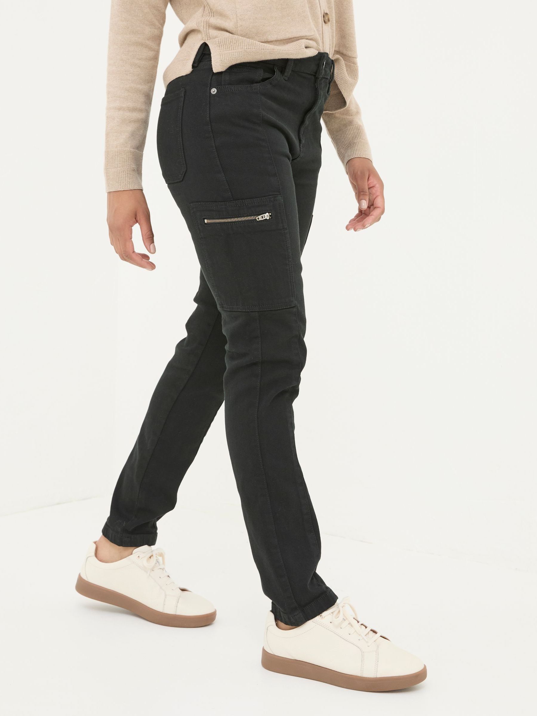 Malvern Black Cargo Trousers - Image 3 of 4