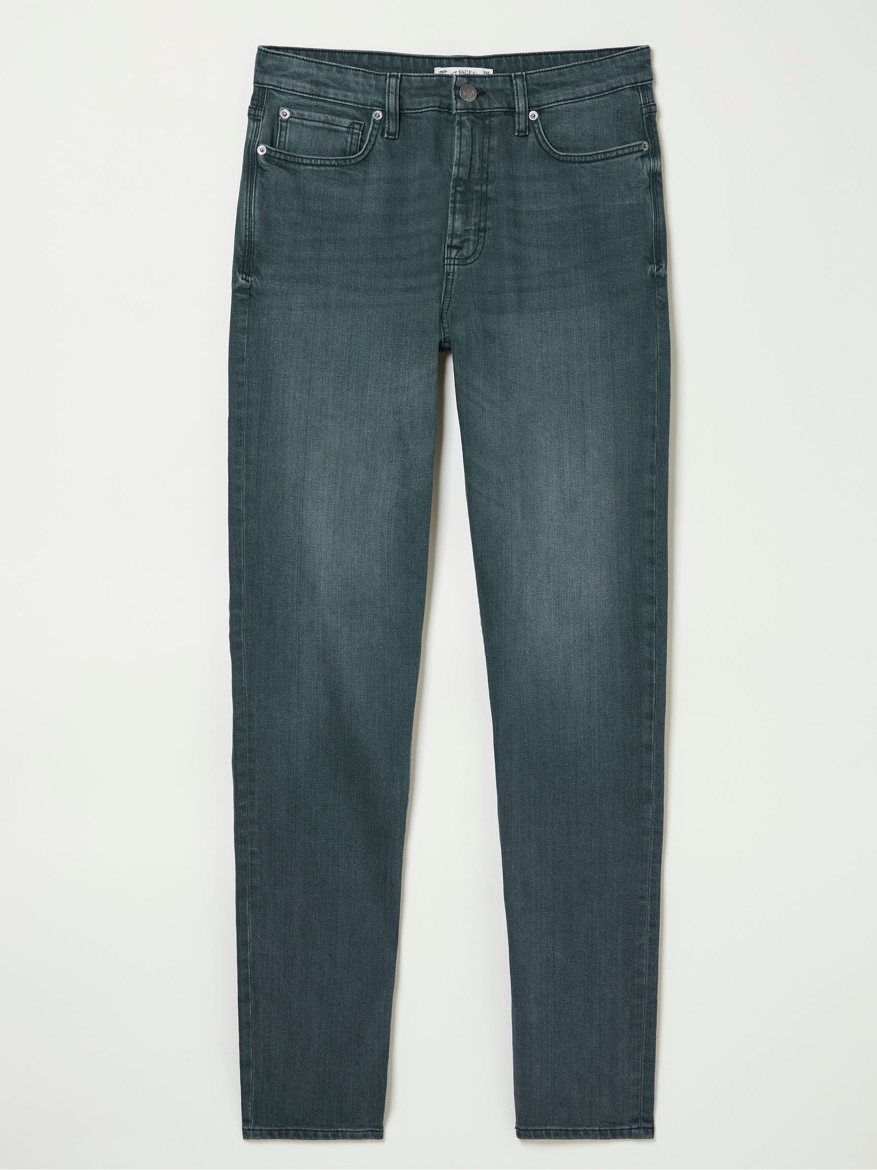 Dark Teal Blue Jeans - Image 6 of 6