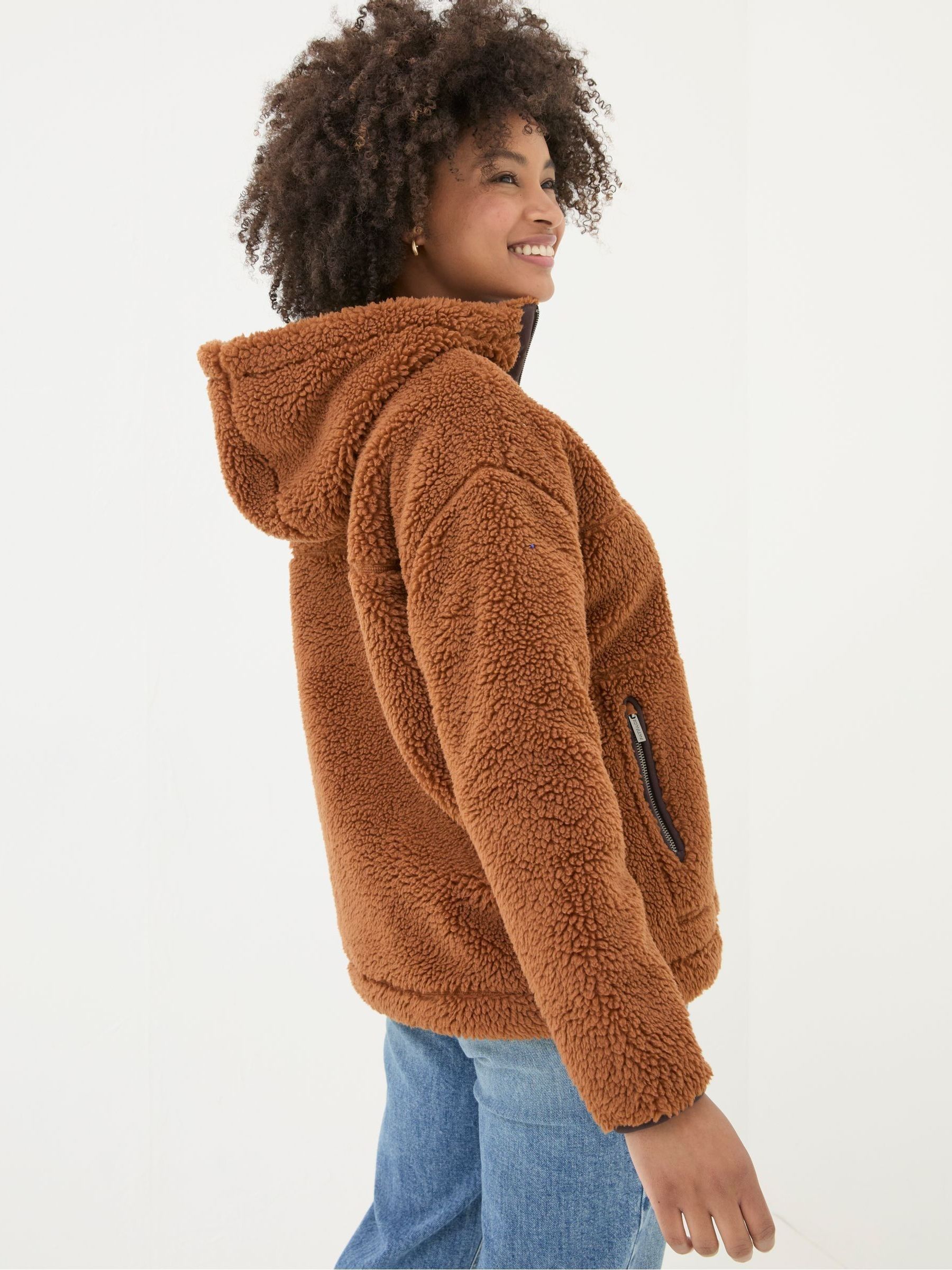 Millie Brown Overhead Fleece - Image 3 of 5