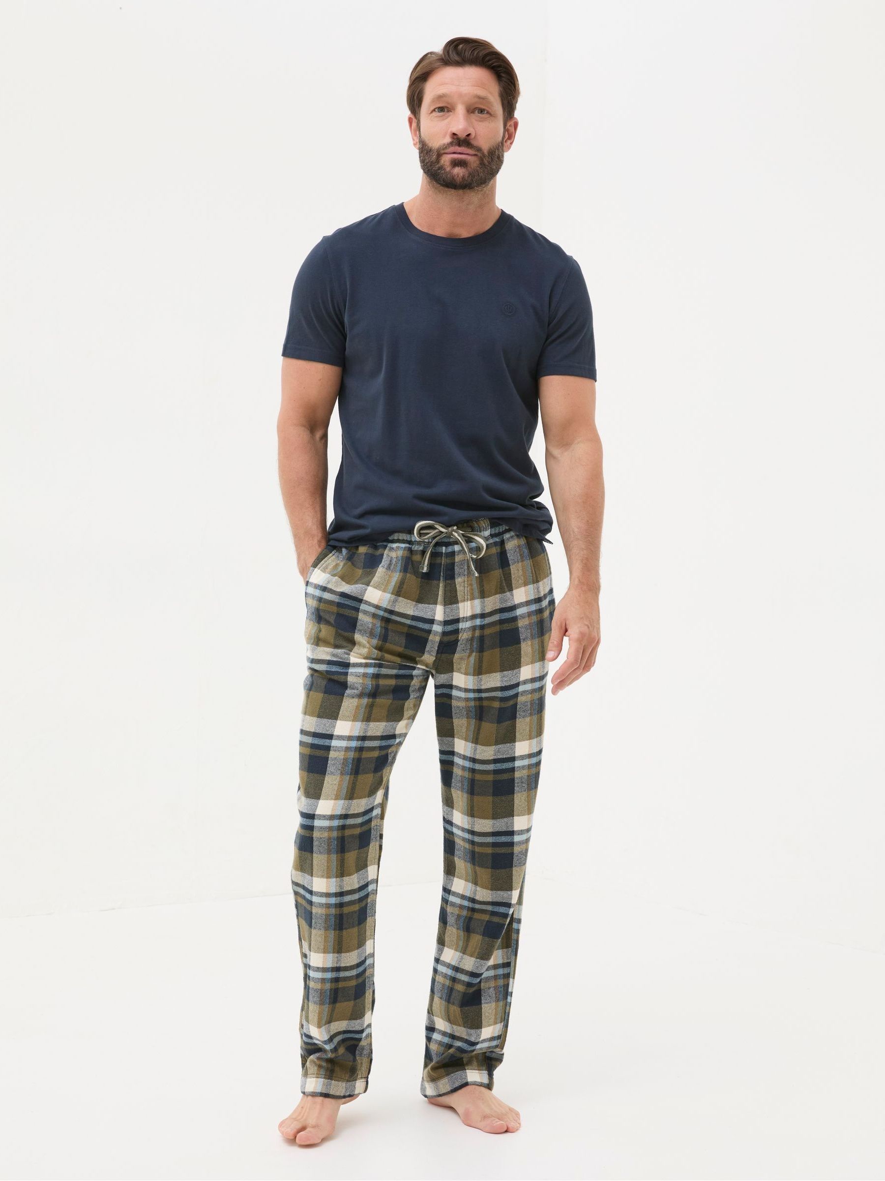 Hambrook Green Check Pyjama Bottoms - Image 1 of 7